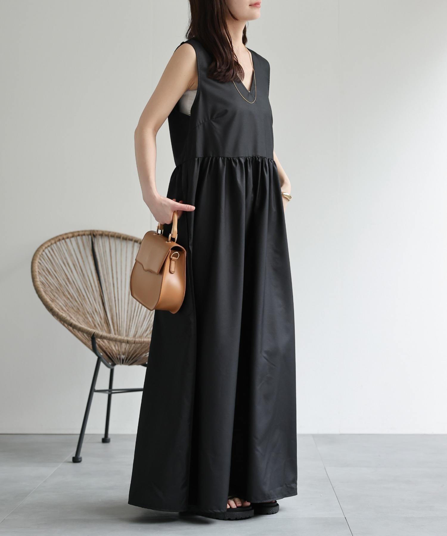 model：156cm 着用サイズ：FREE