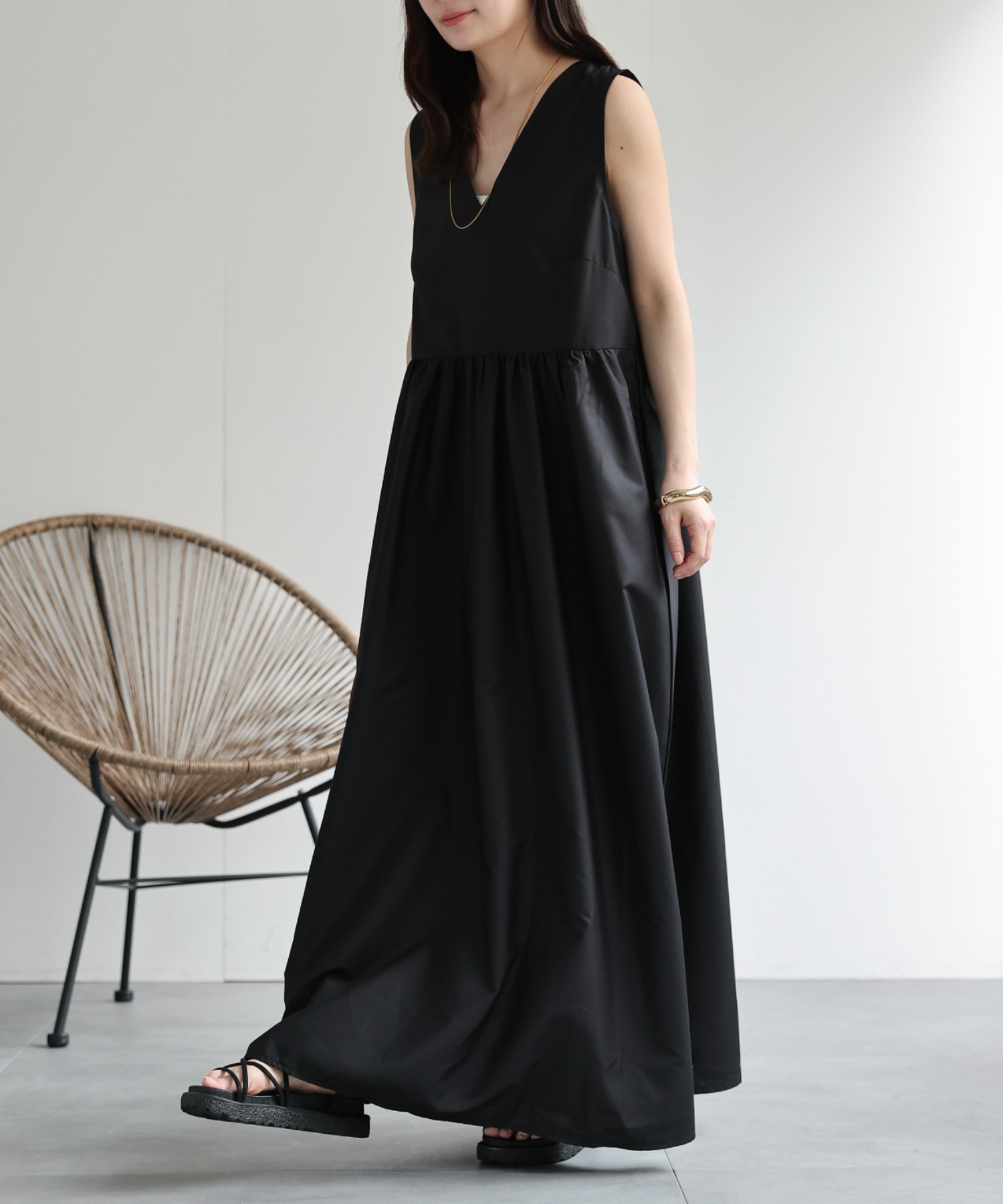 model：156cm 着用サイズ：FREE