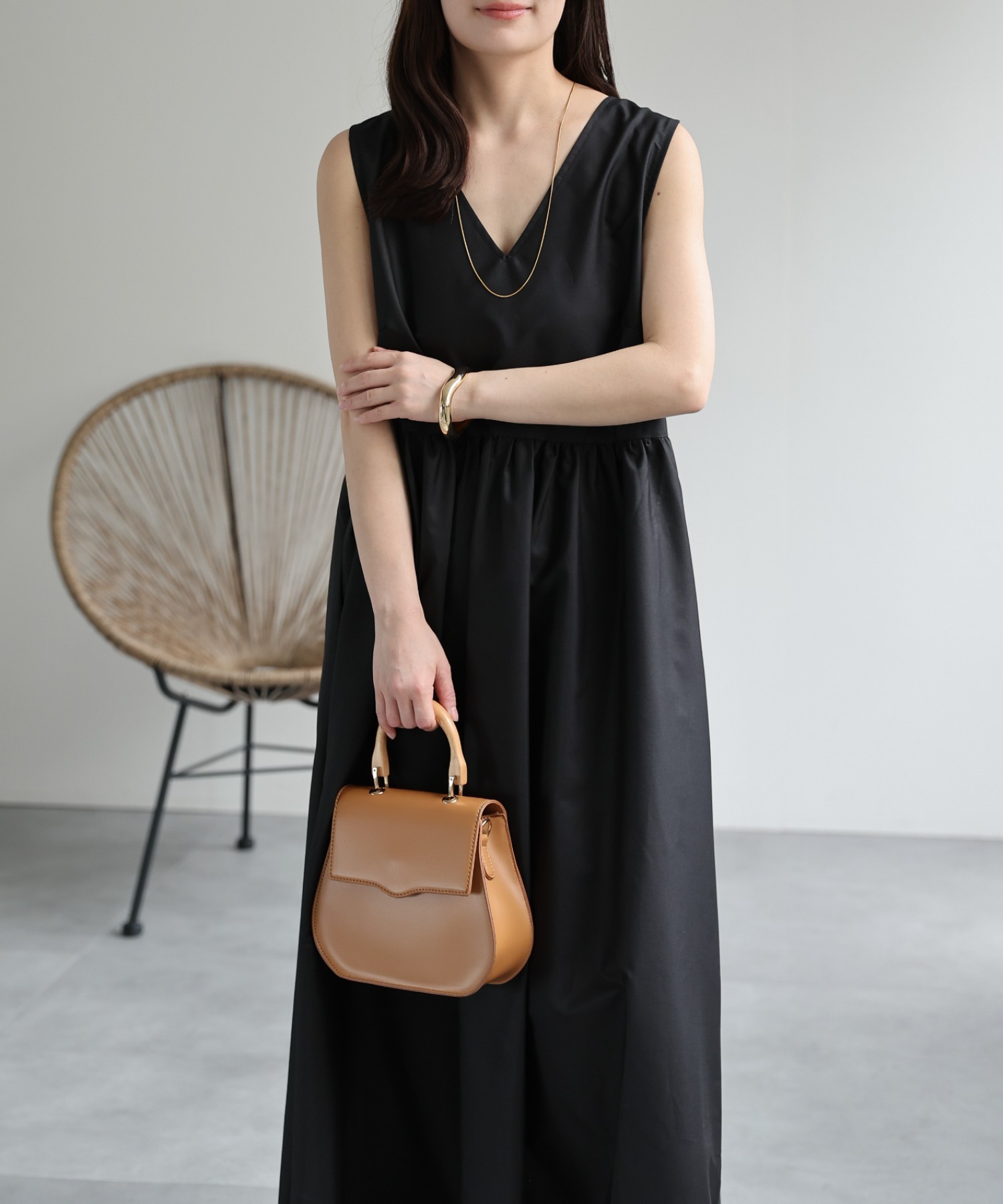 model：156cm 着用サイズ：FREE