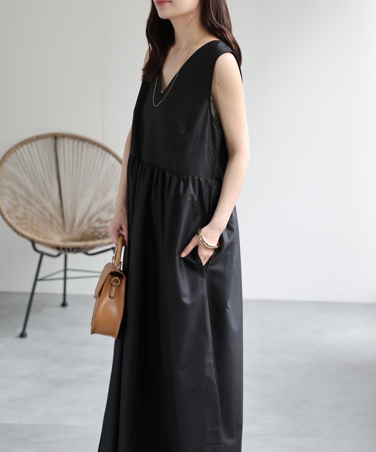 model：156cm 着用サイズ：FREE