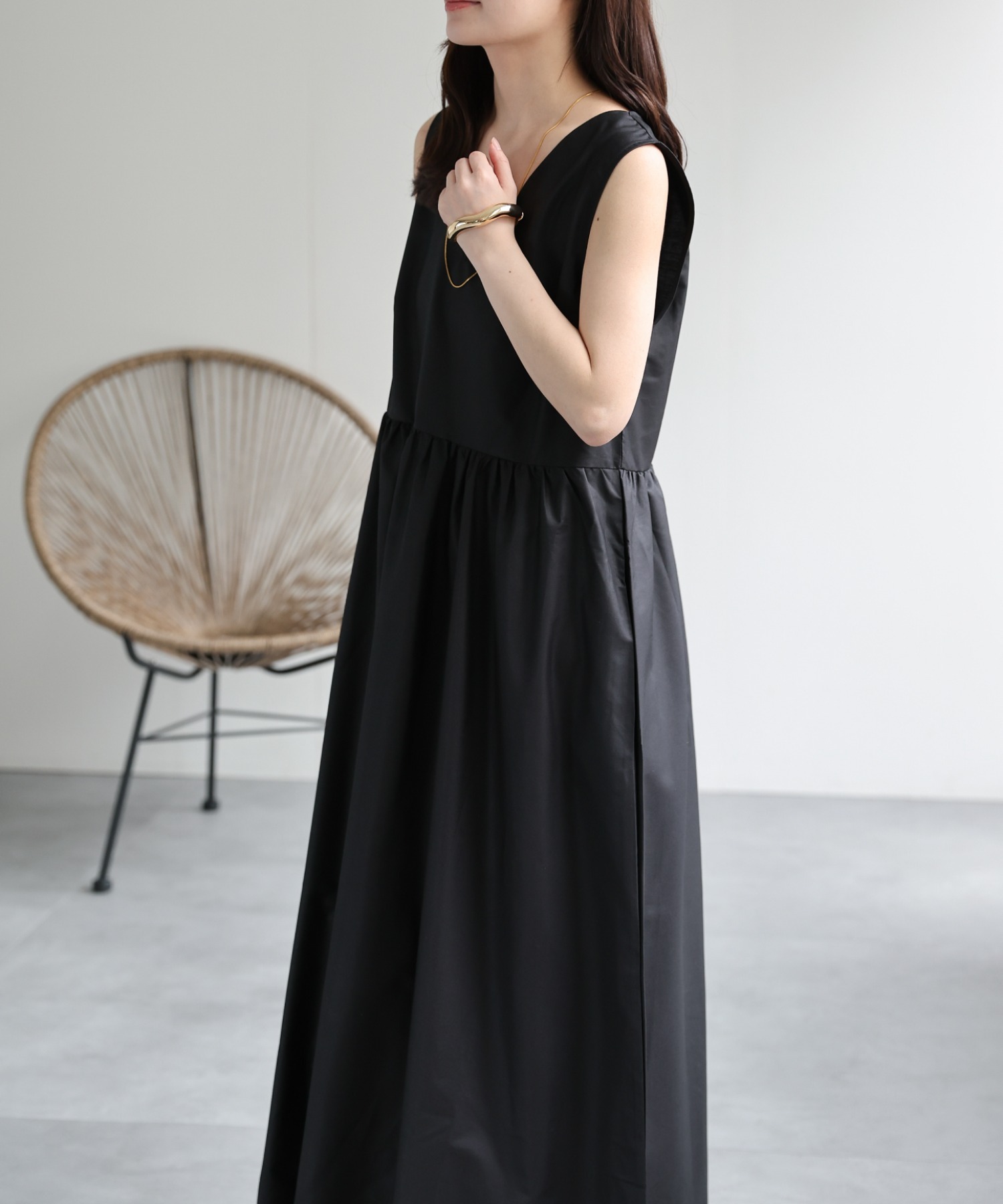 model：156cm 着用サイズ：FREE