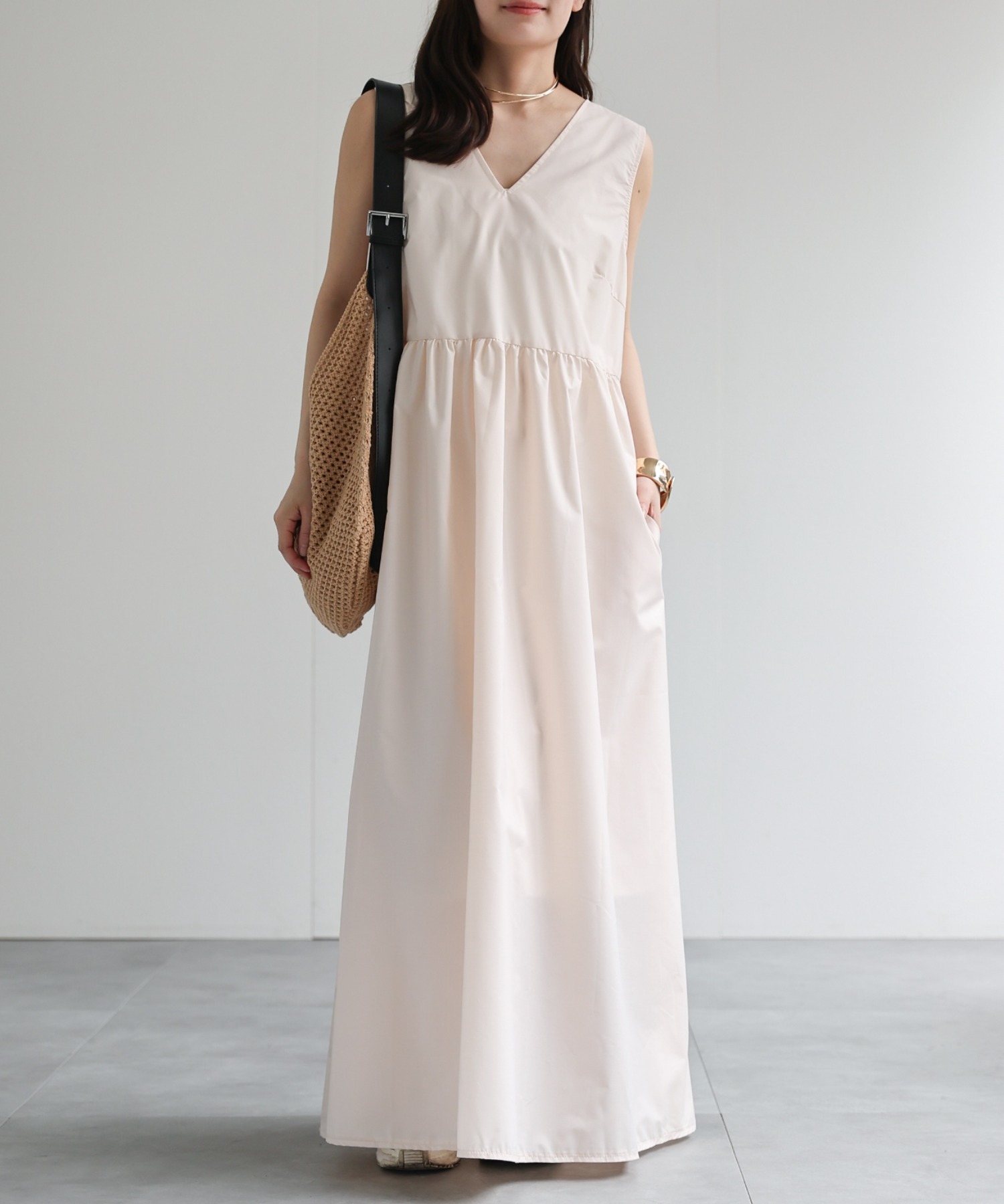 model：156cm 着用サイズ：FREE
