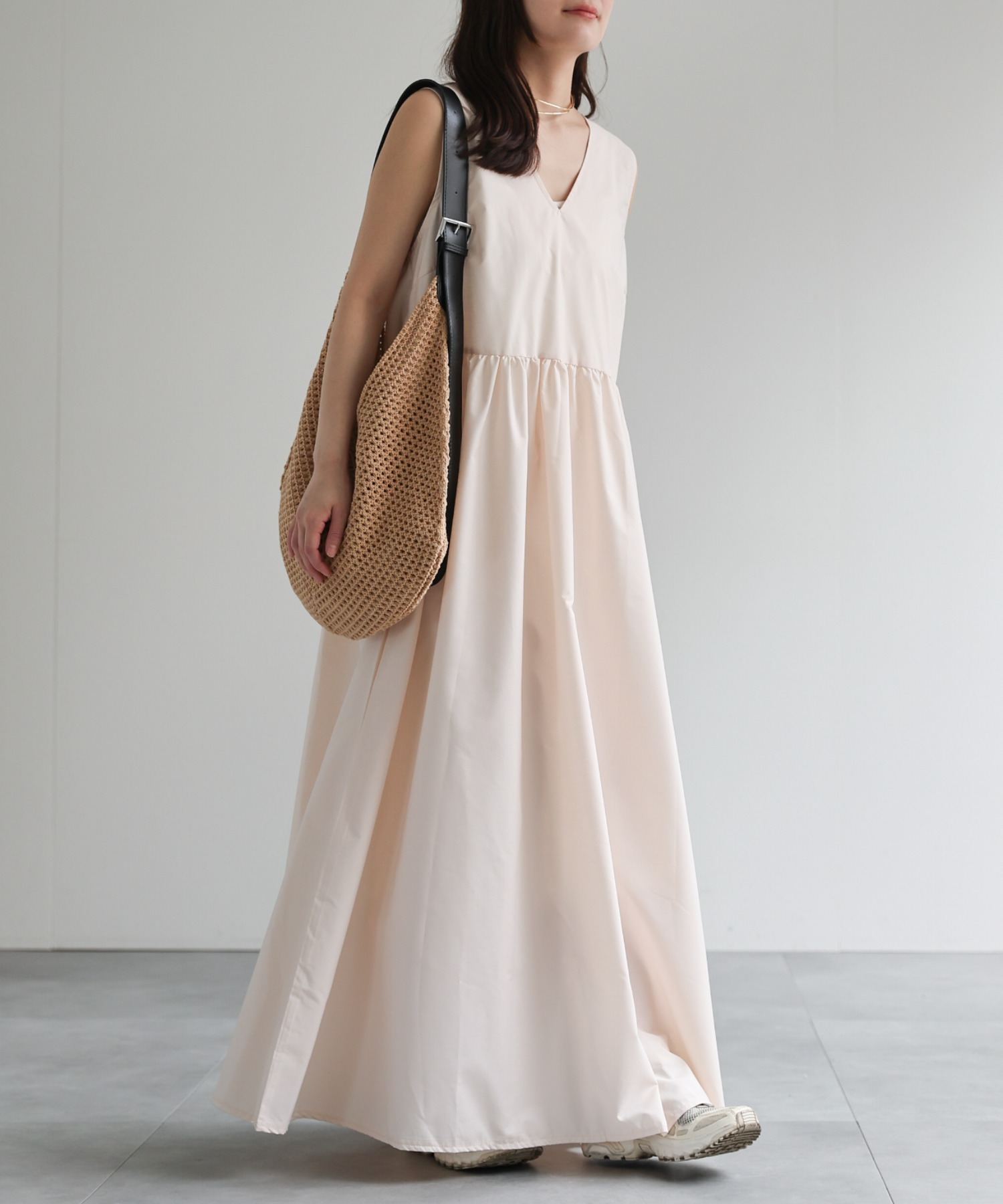 model：156cm 着用サイズ：FREE