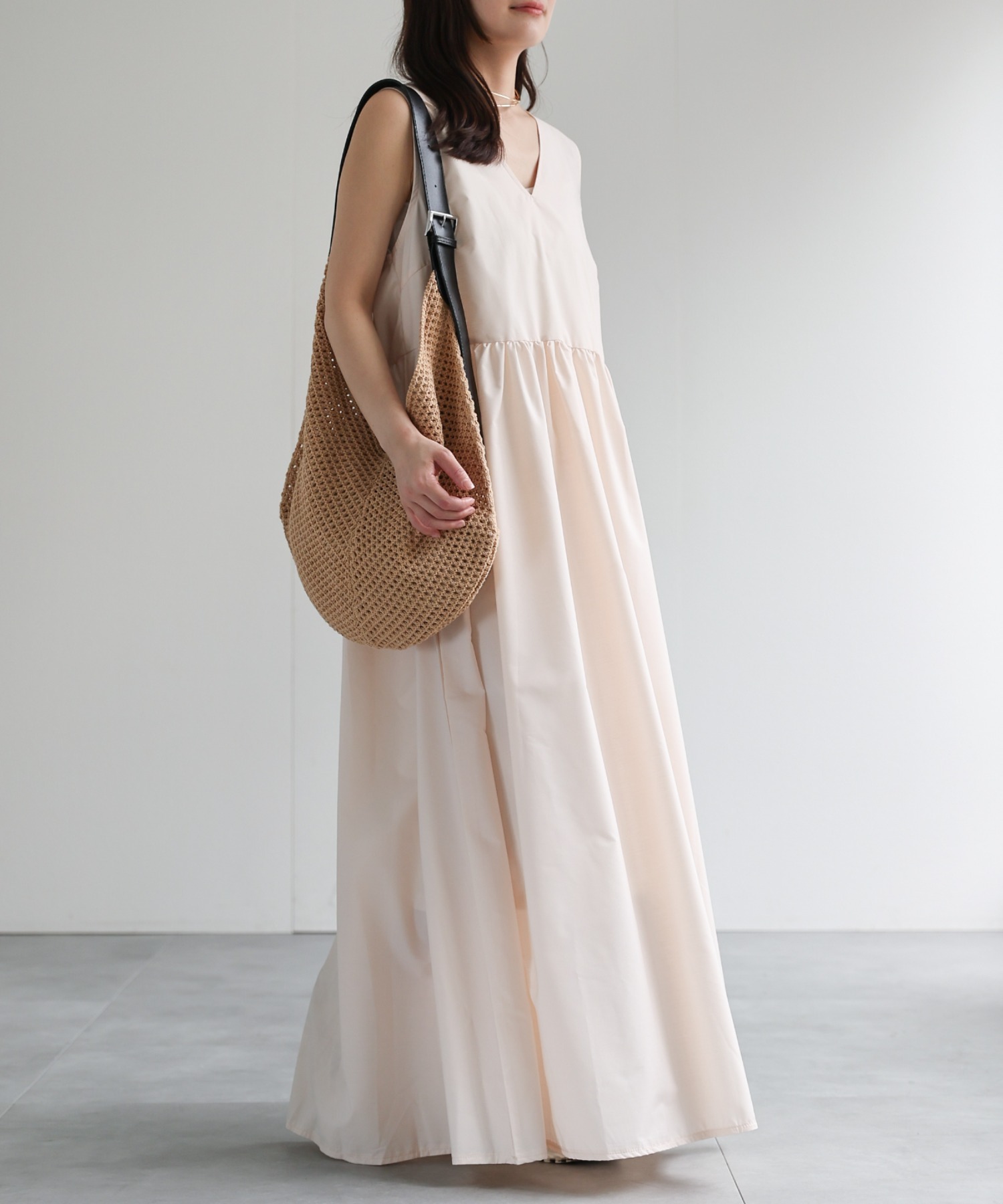 model：156cm 着用サイズ：FREE