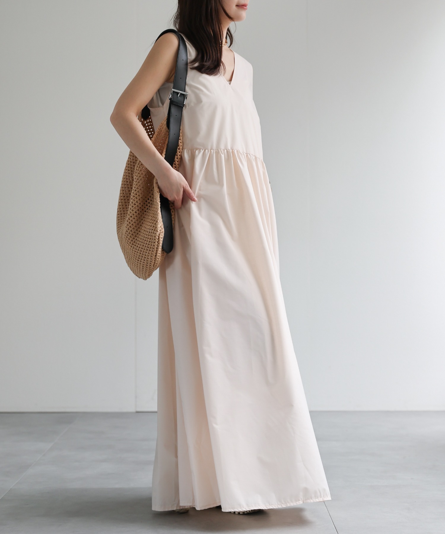 model：156cm 着用サイズ：FREE