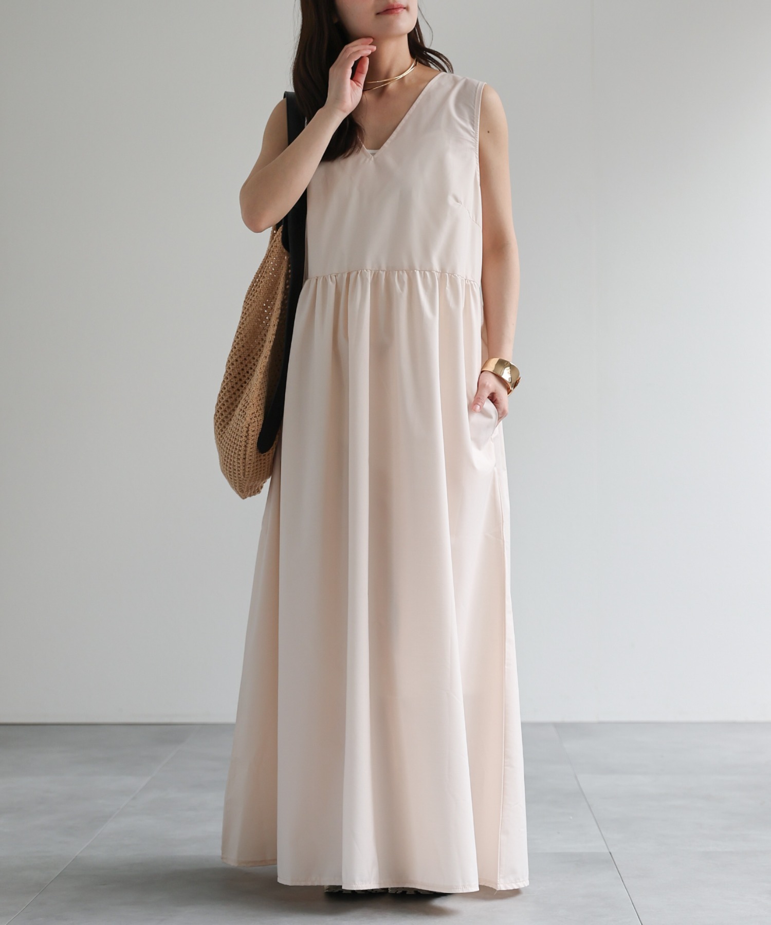 model：156cm 着用サイズ：FREE