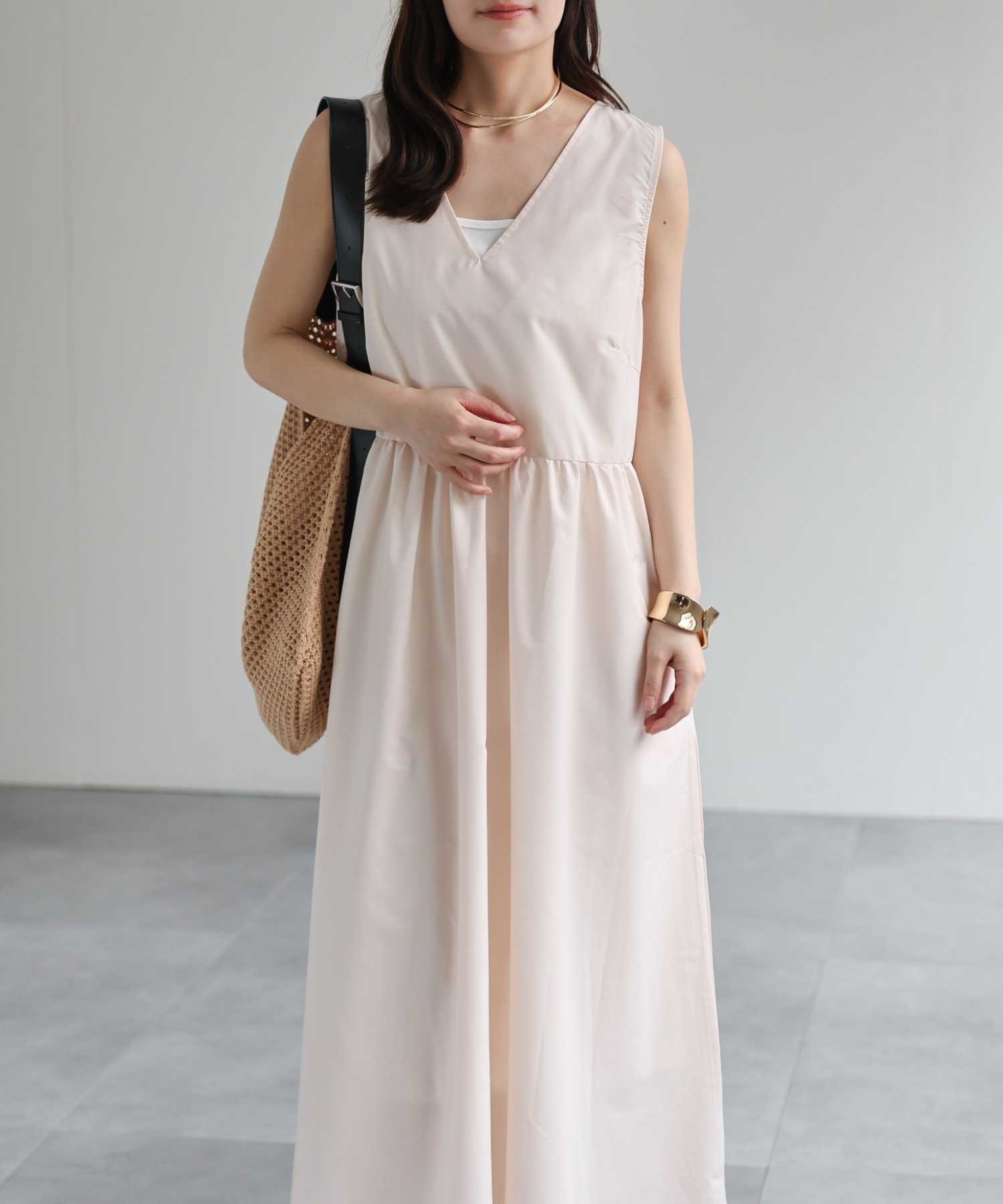 model：156cm 着用サイズ：FREE