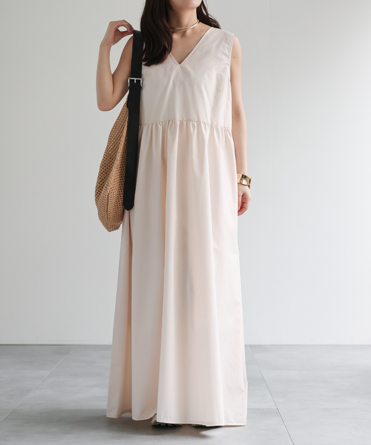 model：156cm 着用サイズ：FREE