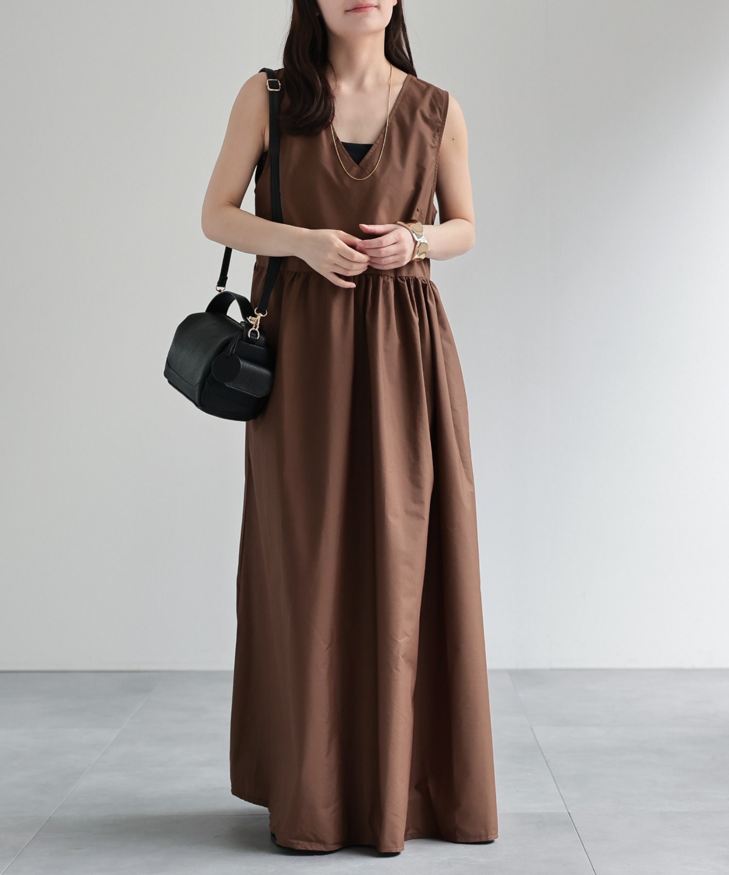 model：156cm 着用サイズ：FREE