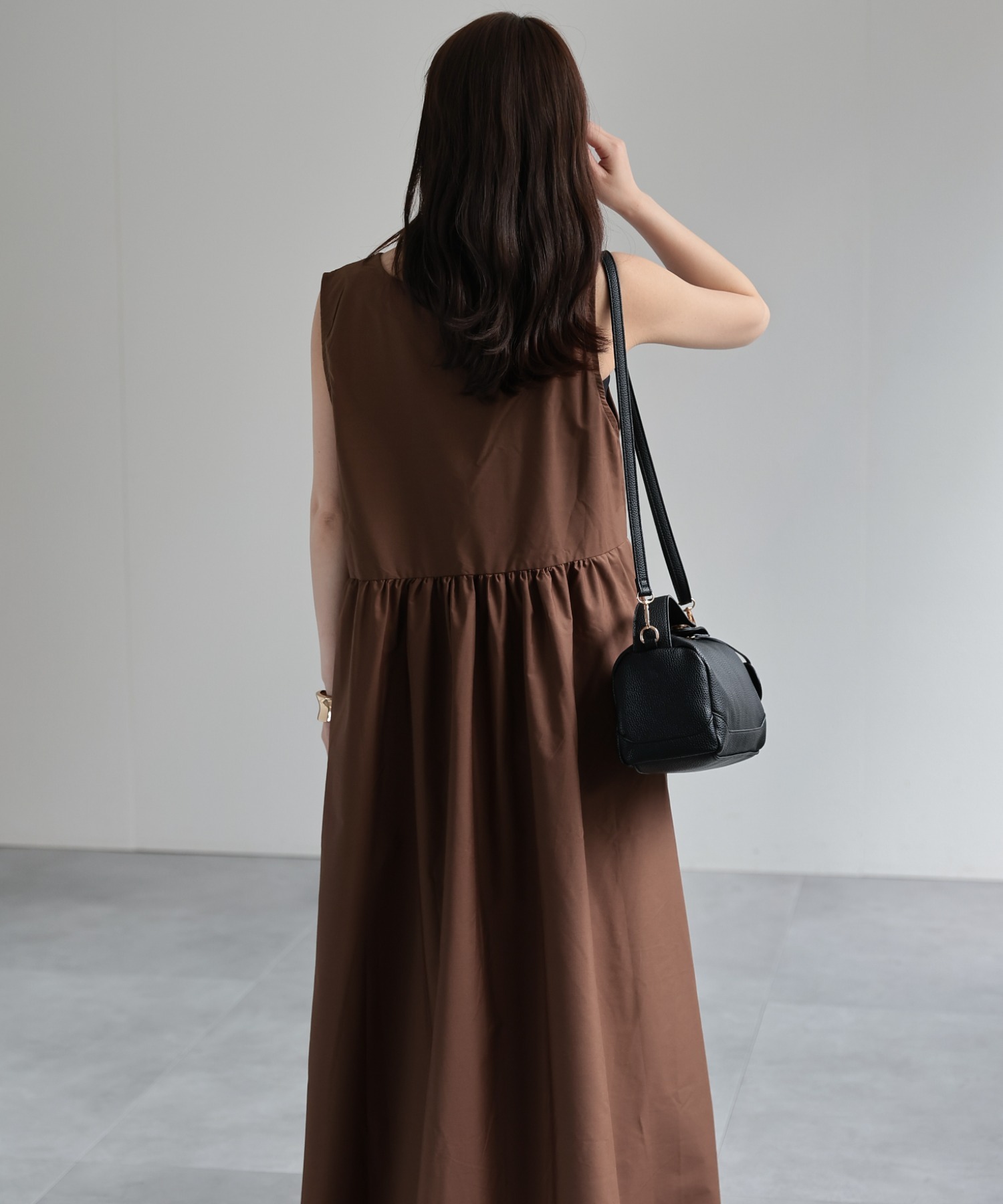 model：156cm 着用サイズ：FREE