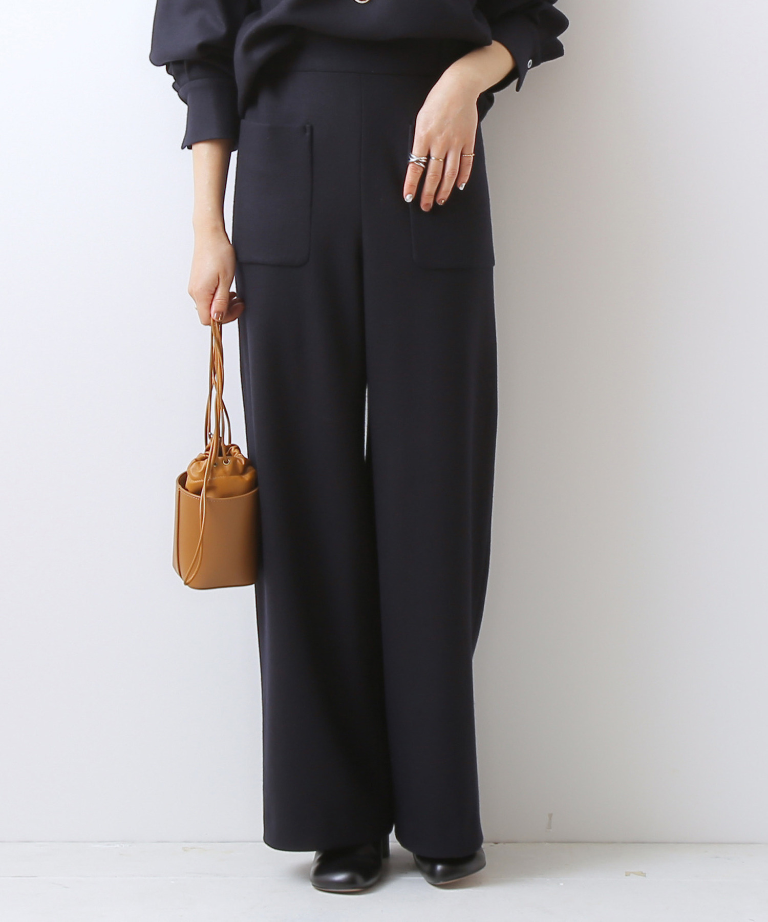 人気ブランド Martinique ウールジャージワイドパンツ