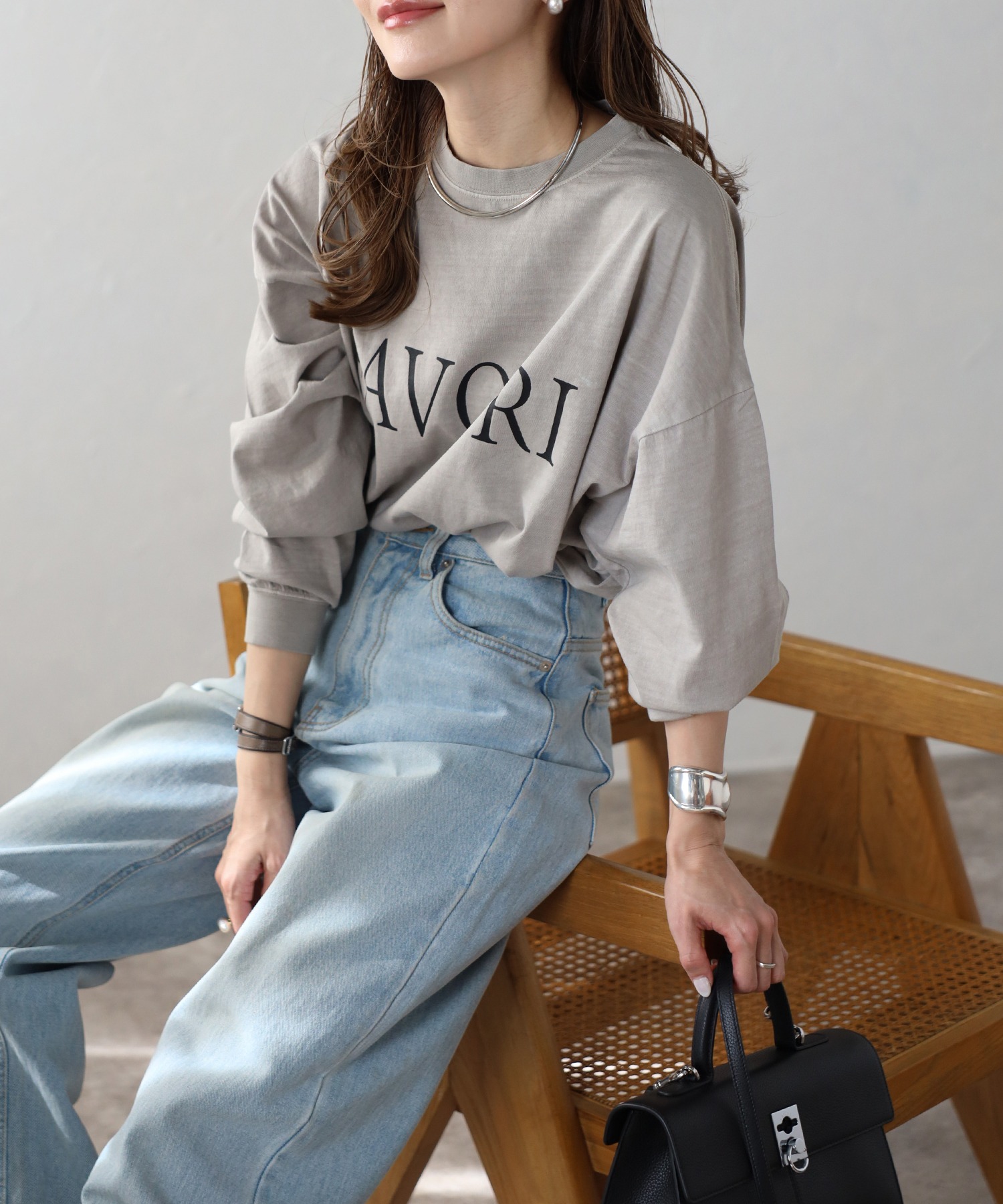 model：H165 着用サイズ：FREE