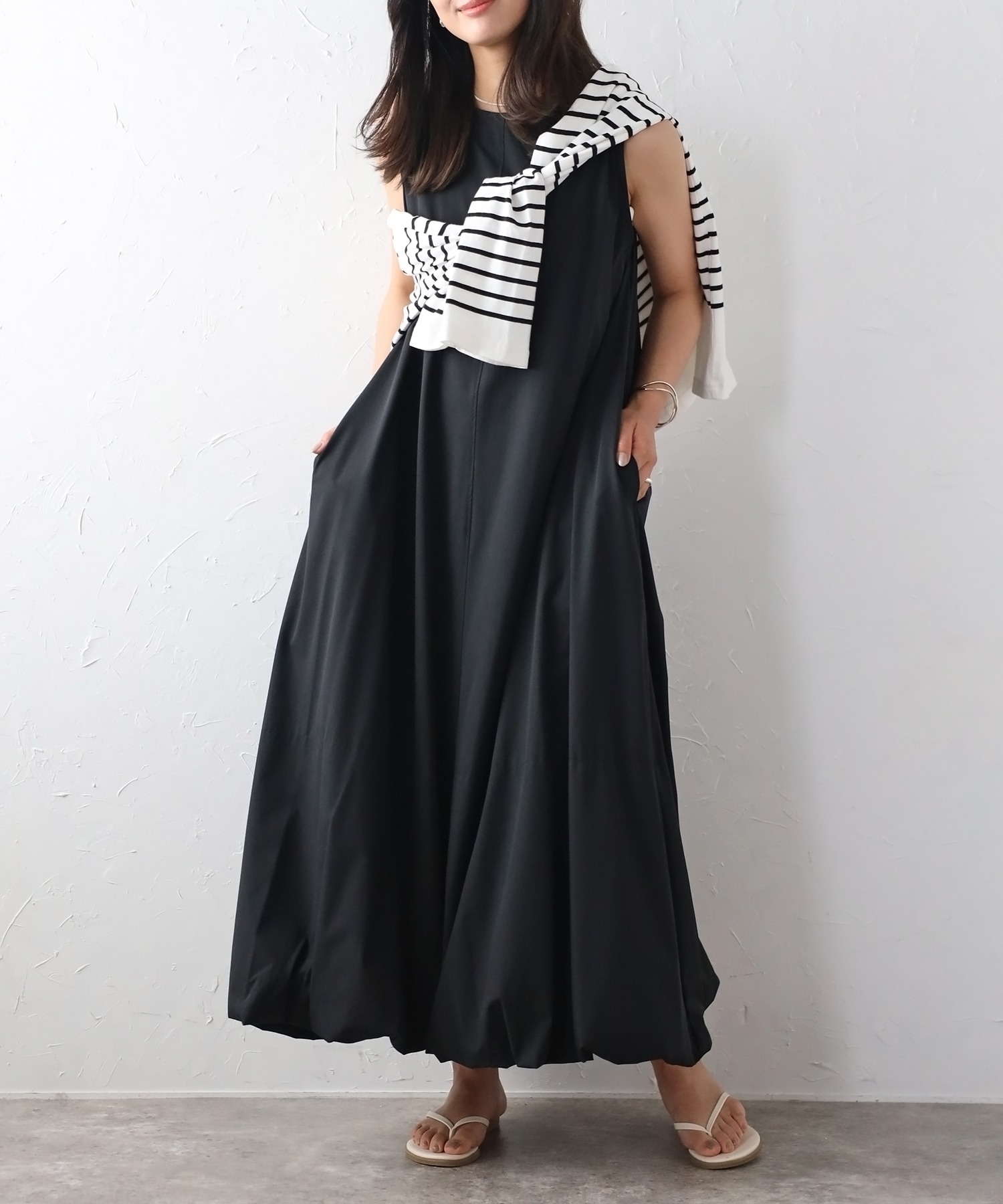 model：H157 着用サイズ：FREE