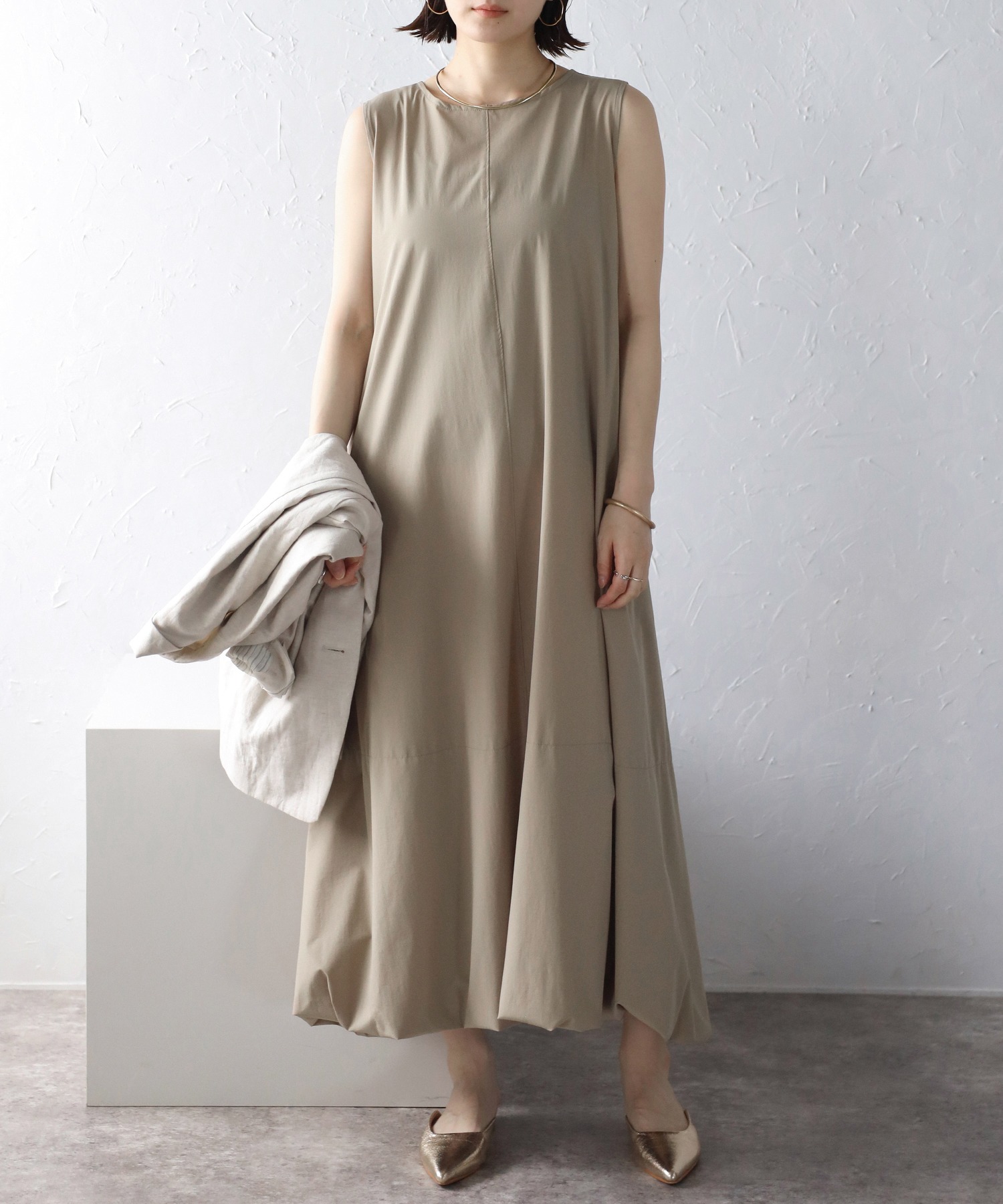 model：H163 着用サイズ：FREE