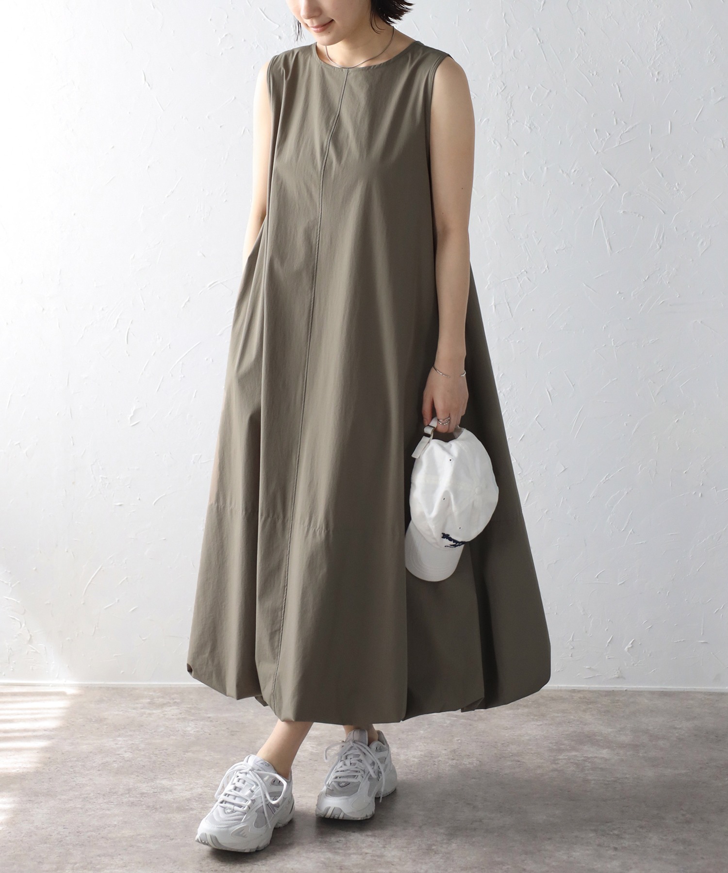 model：H163 着用サイズ：FREE