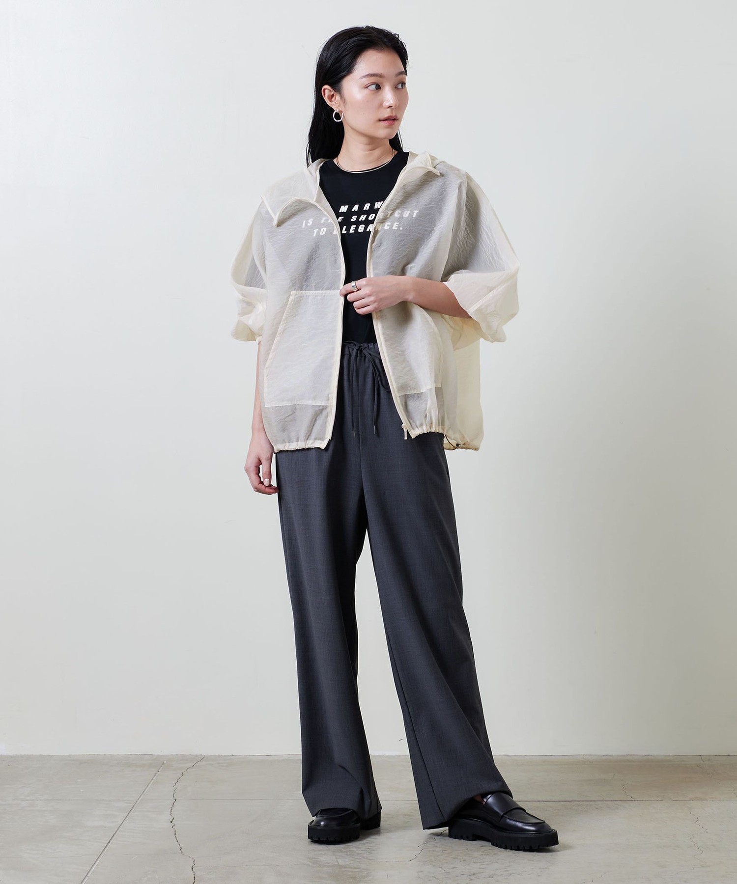 MARW UNITED ARROWS＞シアー パーカー