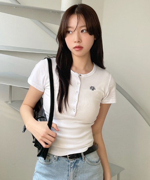 tシャツ A'GEM/9 × .kom 「muah muah/ムーアムーア」Semi-open logo short sleeve t-shirt / A'GEM/9 × .kom 『muah muah/ムーアムーア』Semi-open logo