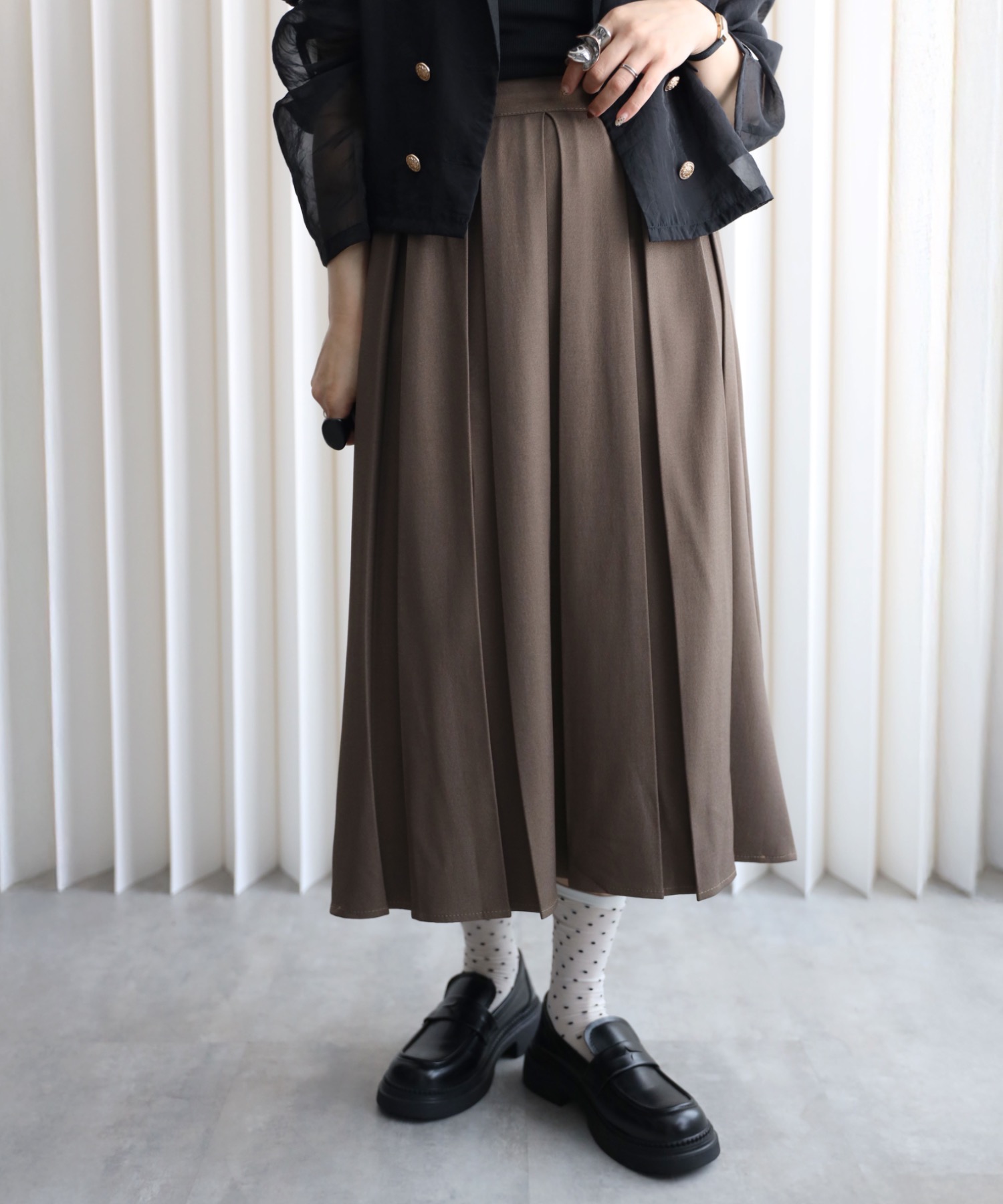 model：155cm. 着用サイズ：FREE