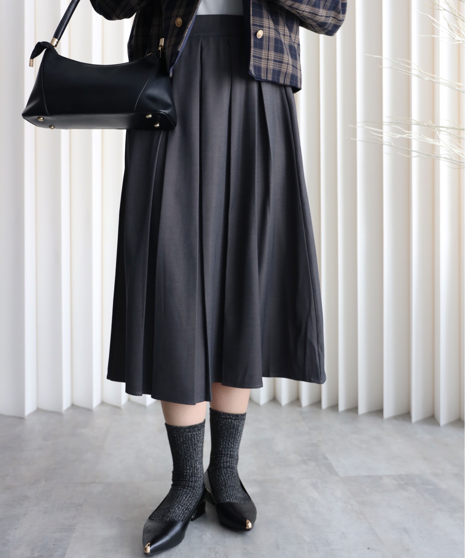 model：164cm. 着用サイズ：FREE