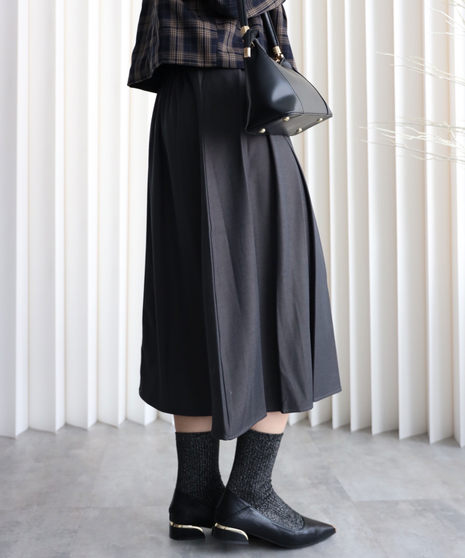 model：164cm. 着用サイズ：FREE