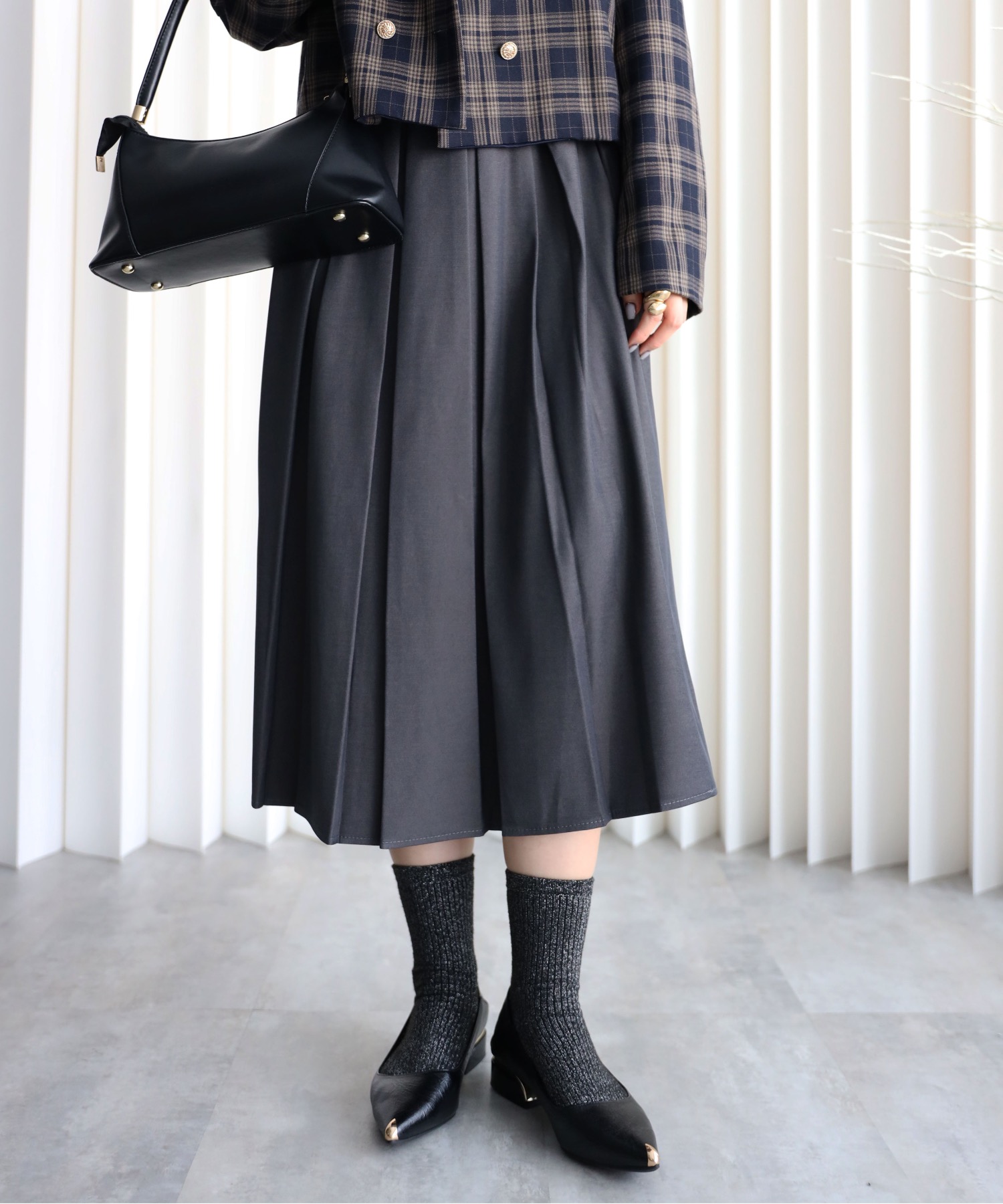 model：164cm. 着用サイズ：FREE