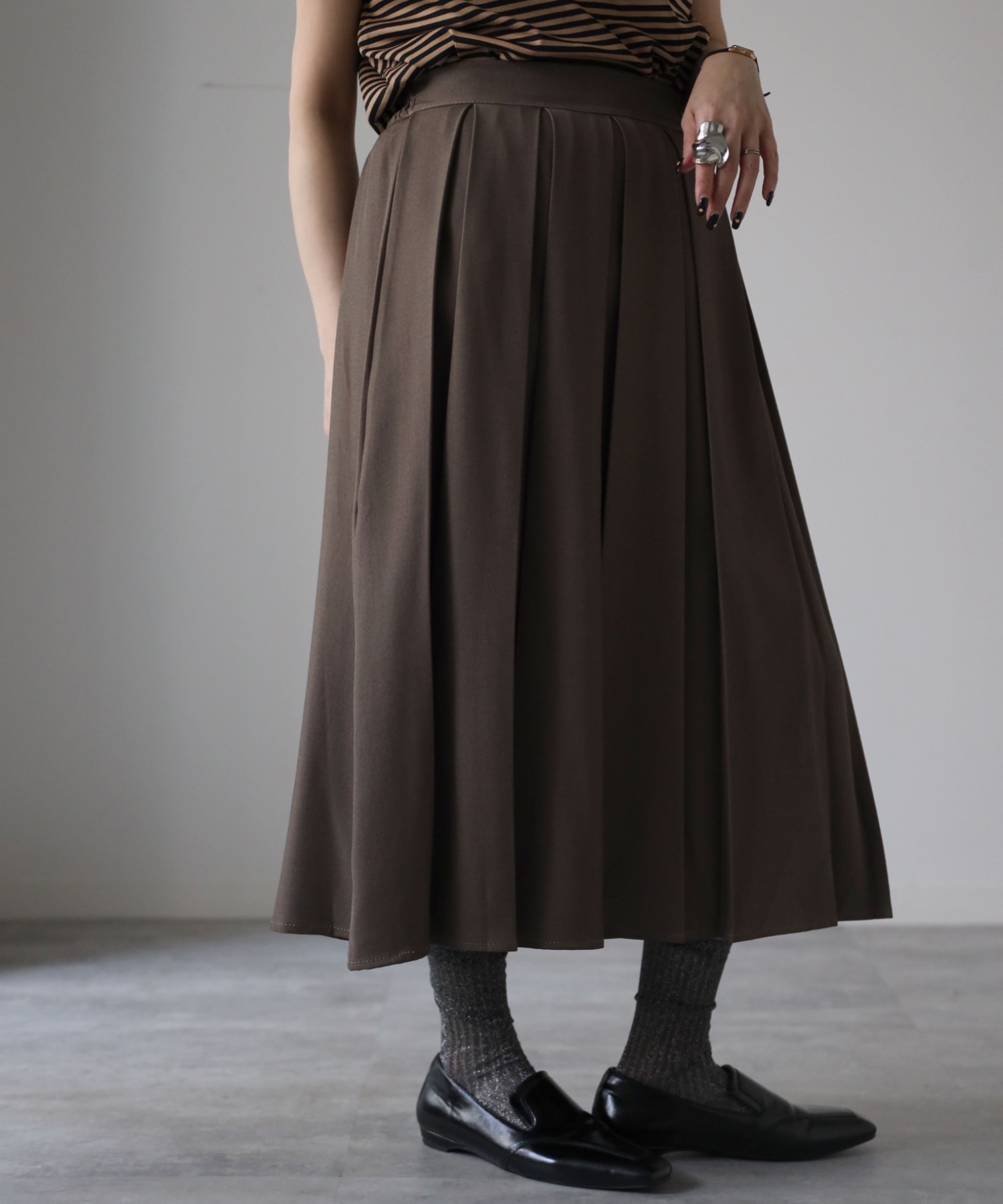 model：155cm. 着用サイズ：FREE