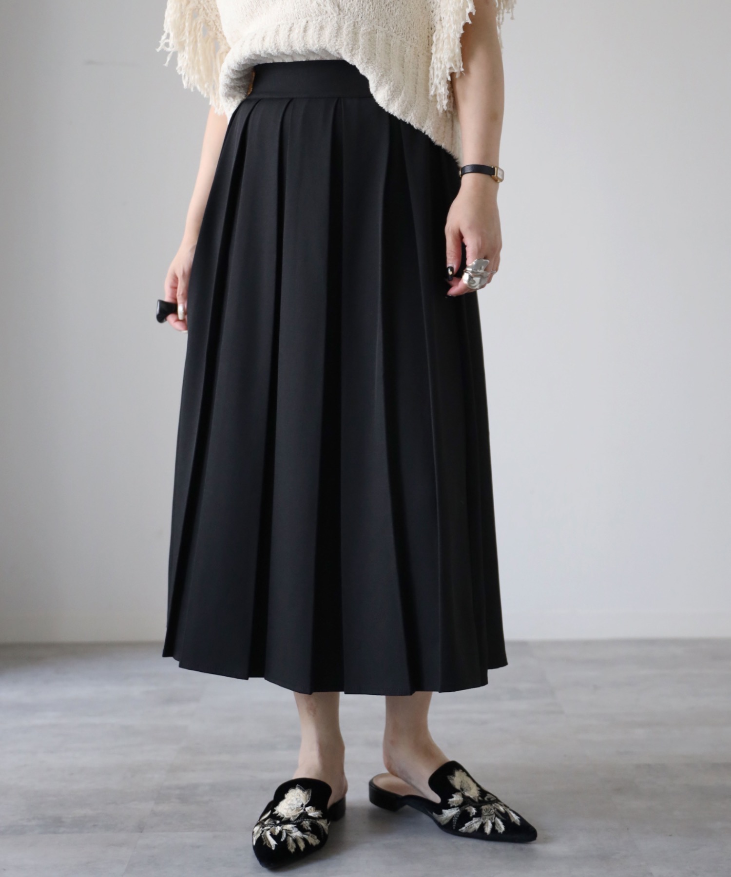 model：155cm. 着用サイズ：FREE