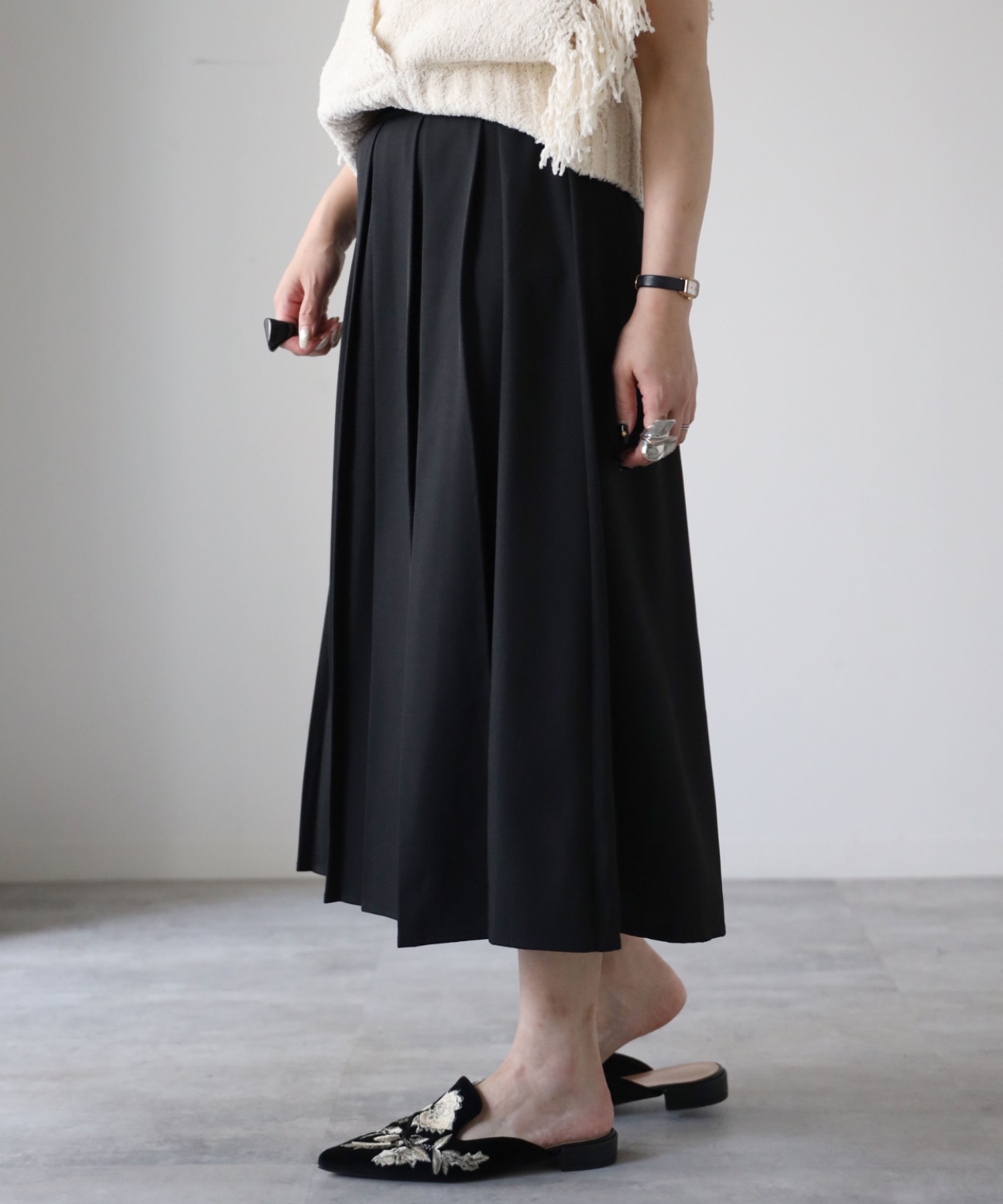 model：155cm. 着用サイズ：FREE