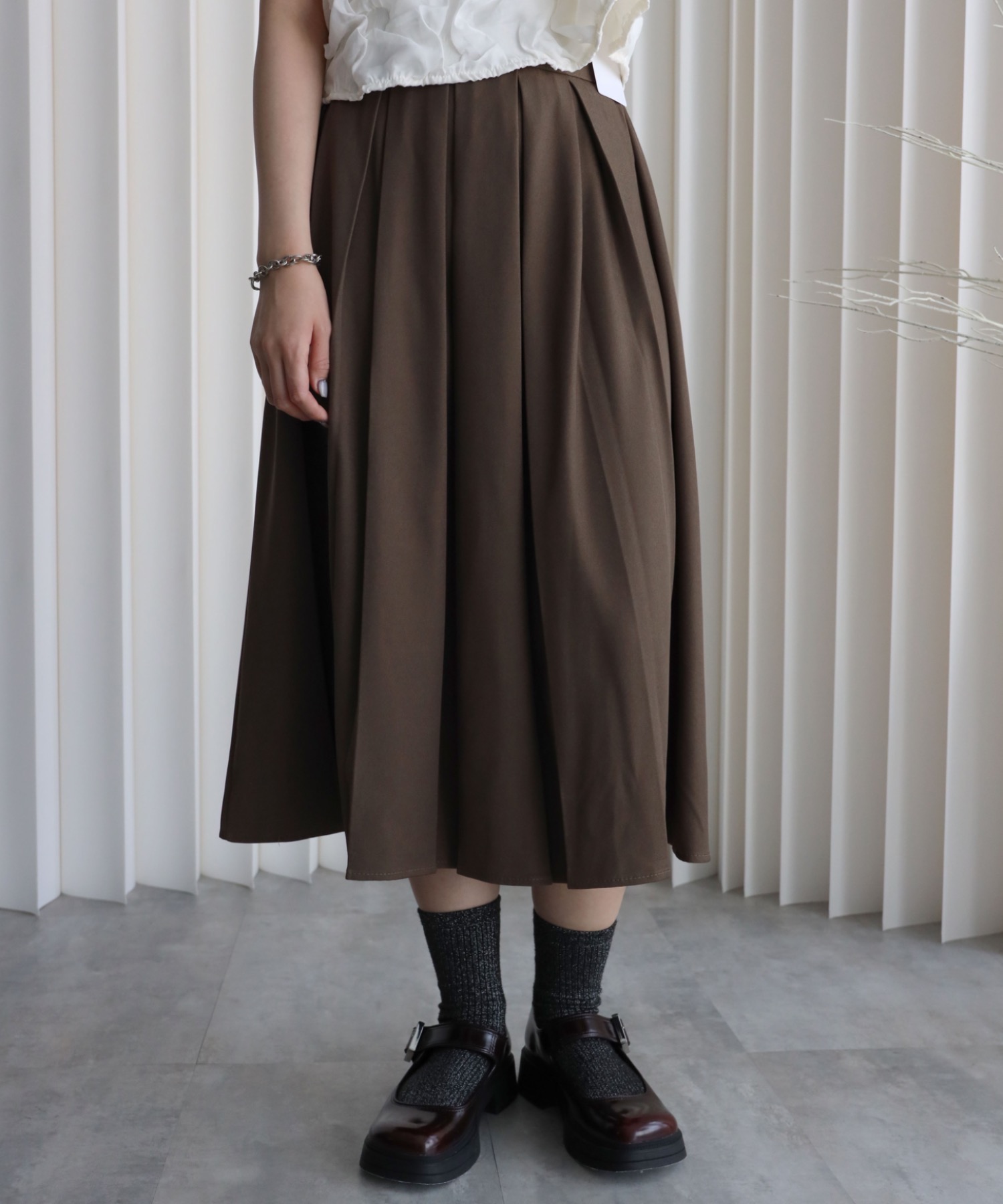 model：164cm. 着用サイズ：FREE
