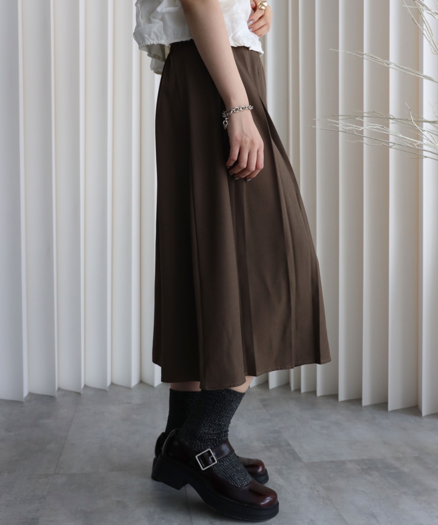 model：164cm. 着用サイズ：FREE