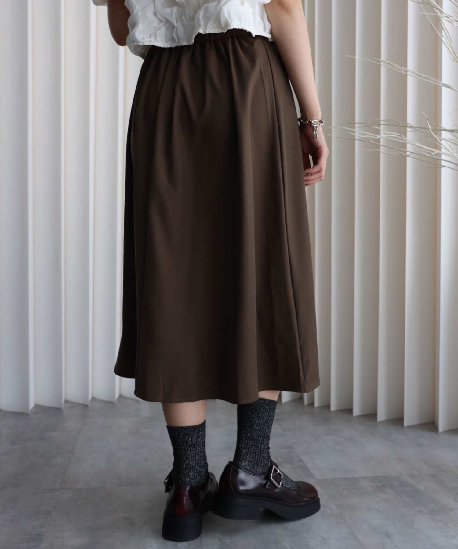 model：164cm. 着用サイズ：FREE