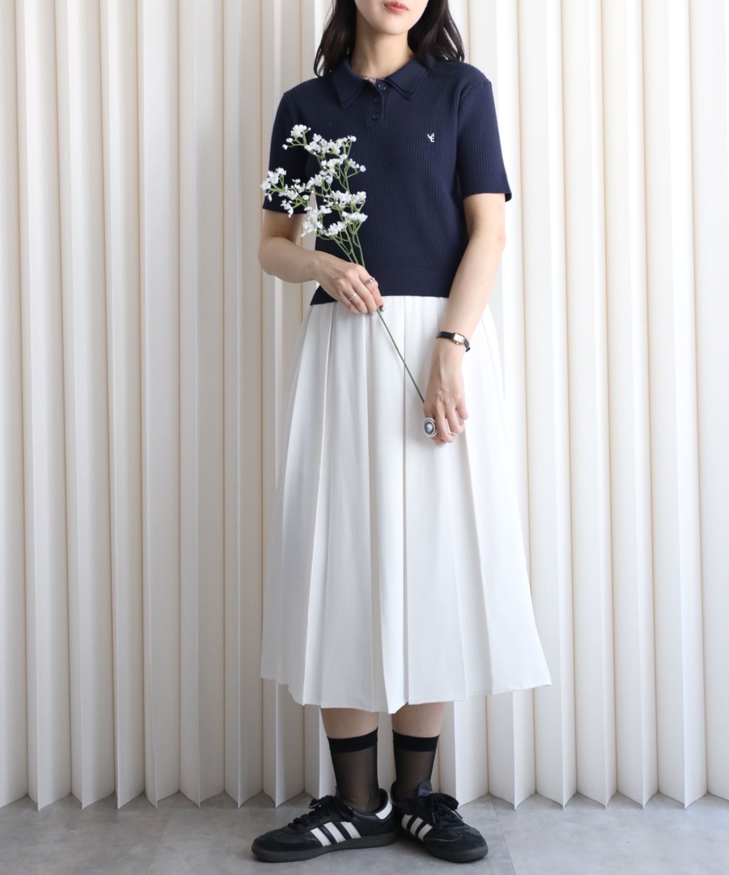 model：164cm. 着用サイズ：FREE