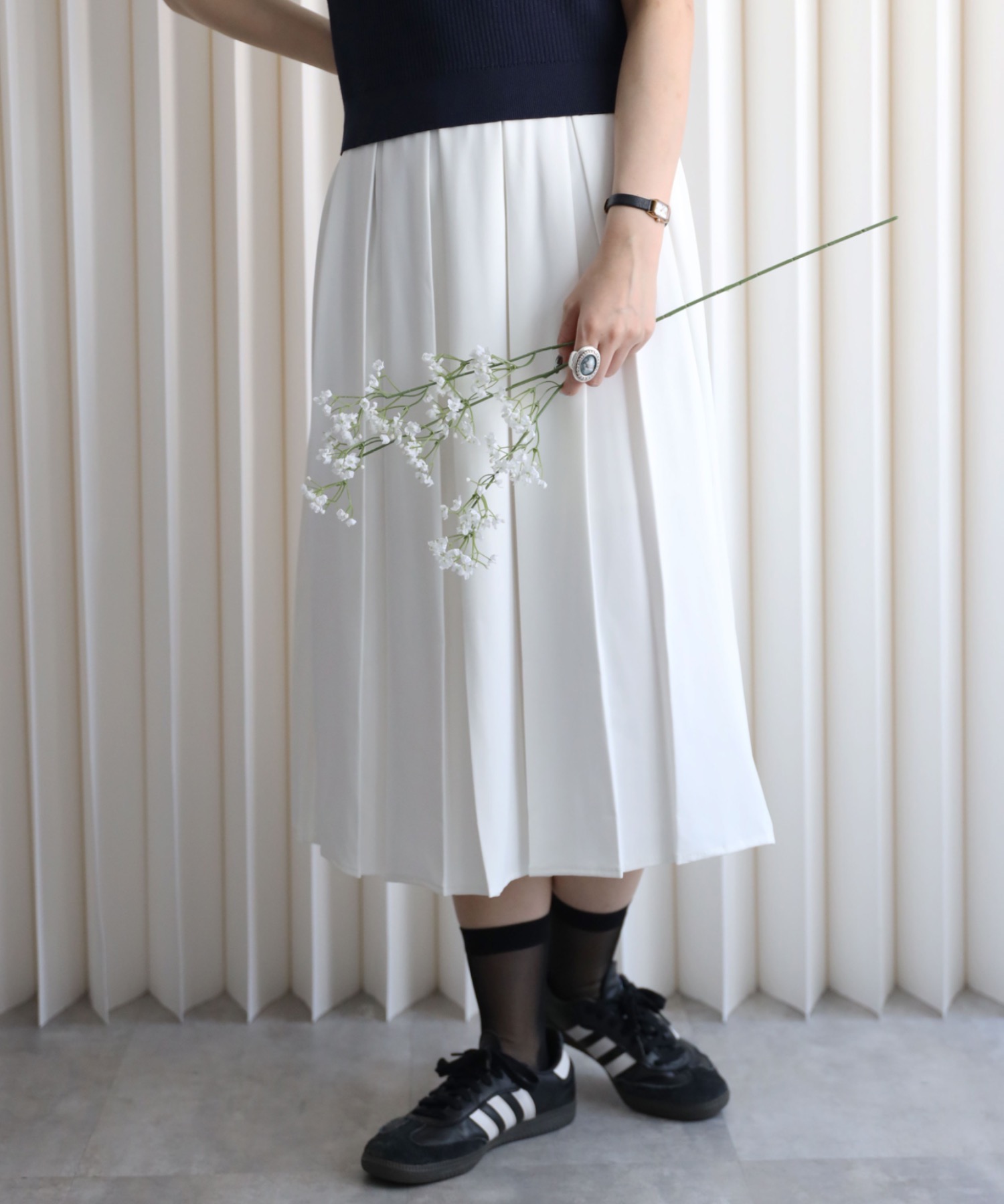 model：164cm. 着用サイズ：FREE