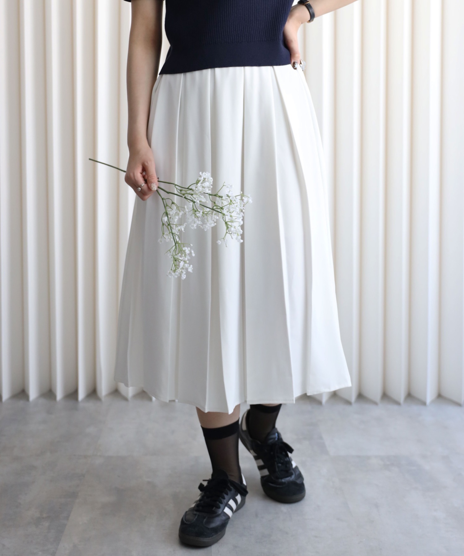 model：164cm. 着用サイズ：FREE