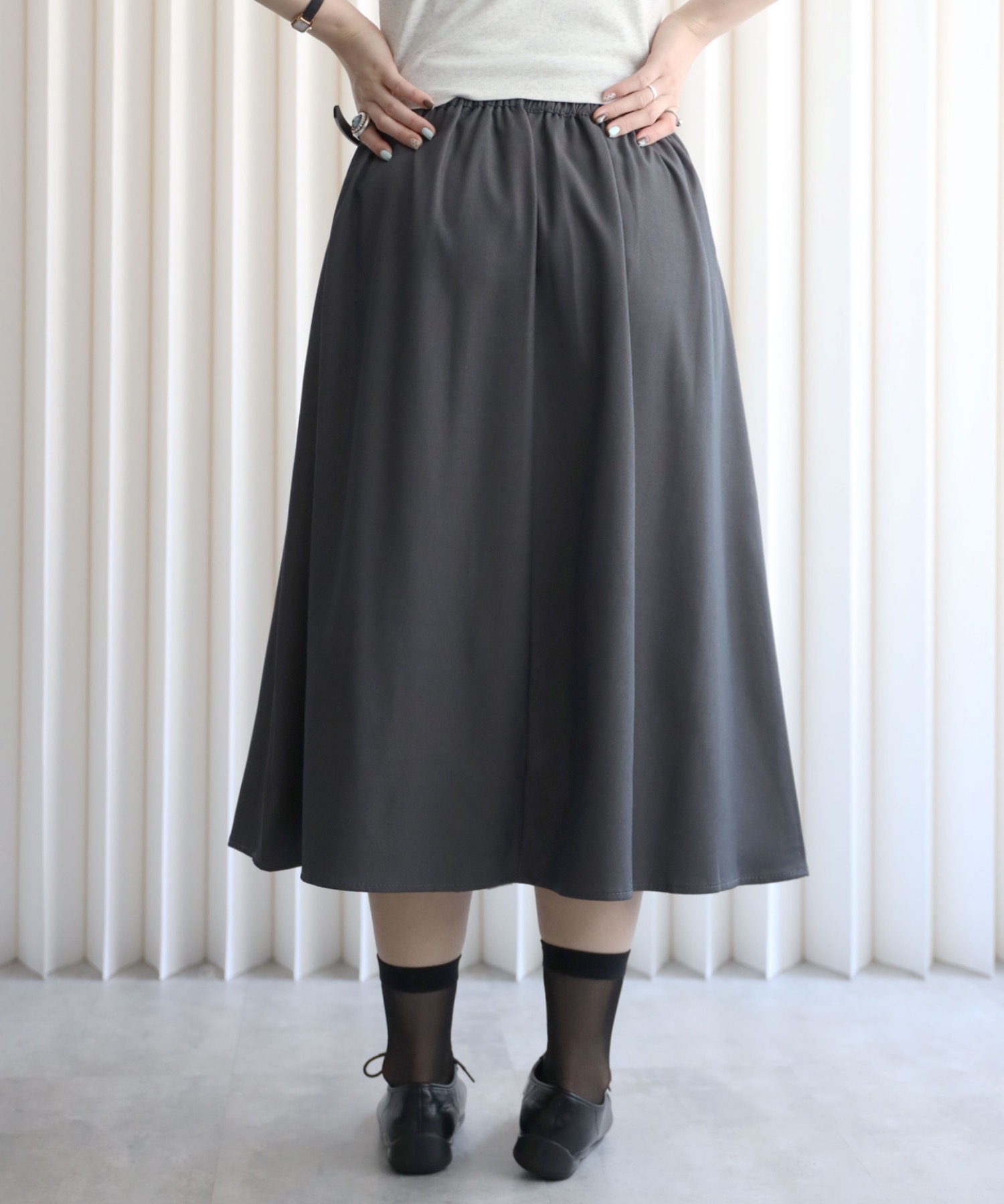 model：164cm. 着用サイズ：FREE