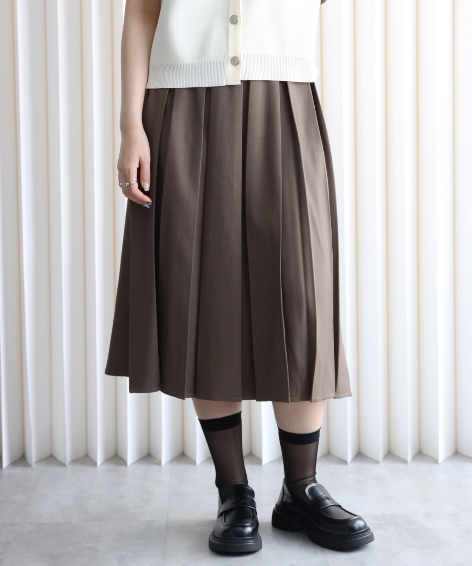 model：164cm. 着用サイズ：FREE
