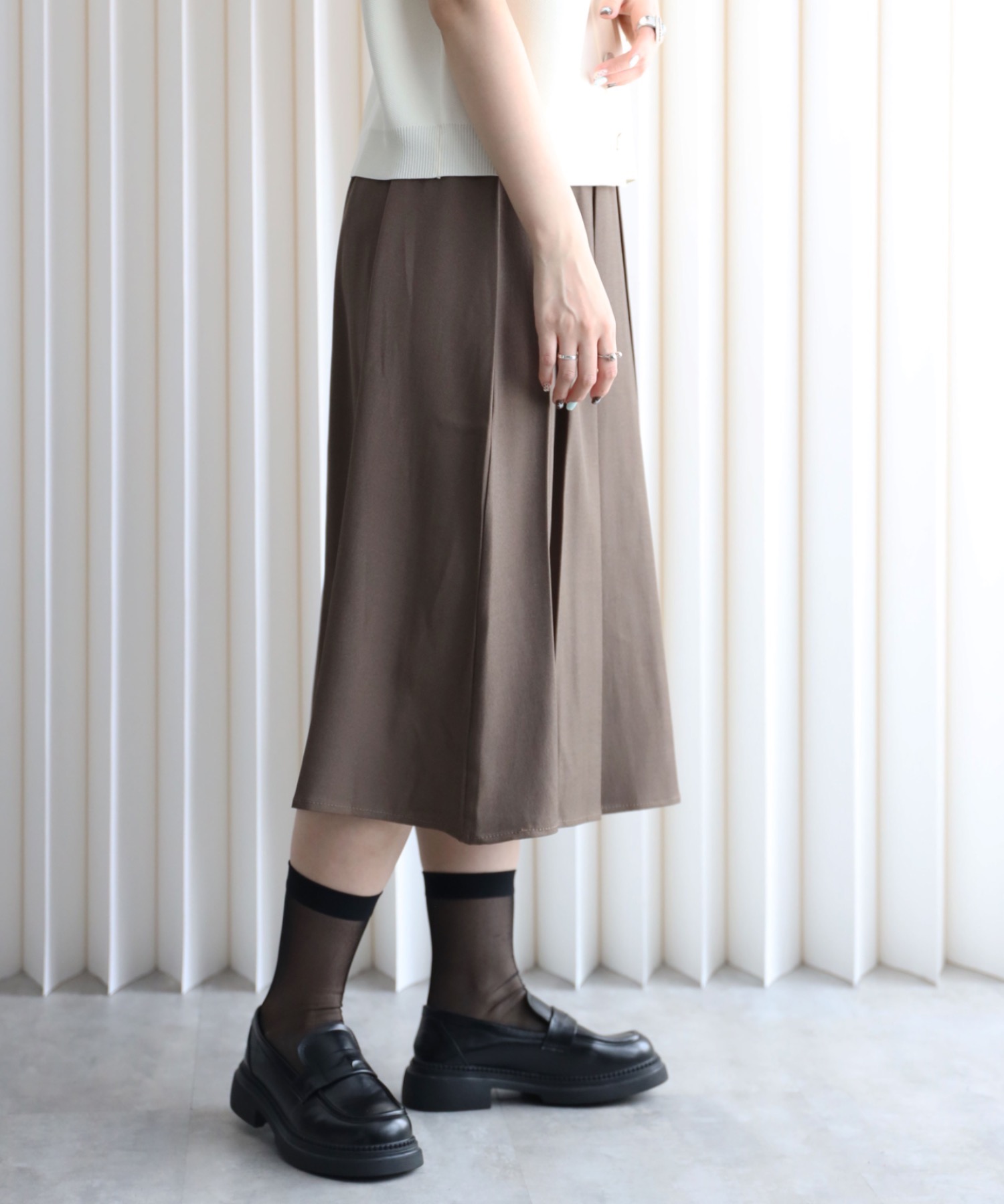 model：164cm. 着用サイズ：FREE
