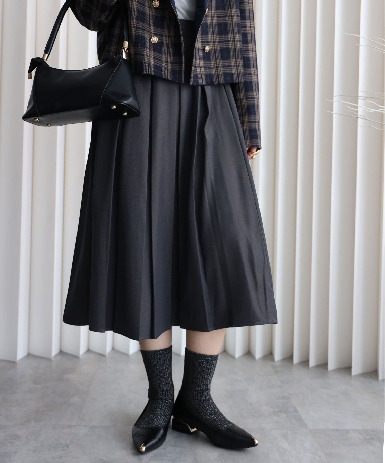 model：164cm. 着用サイズ：FREE