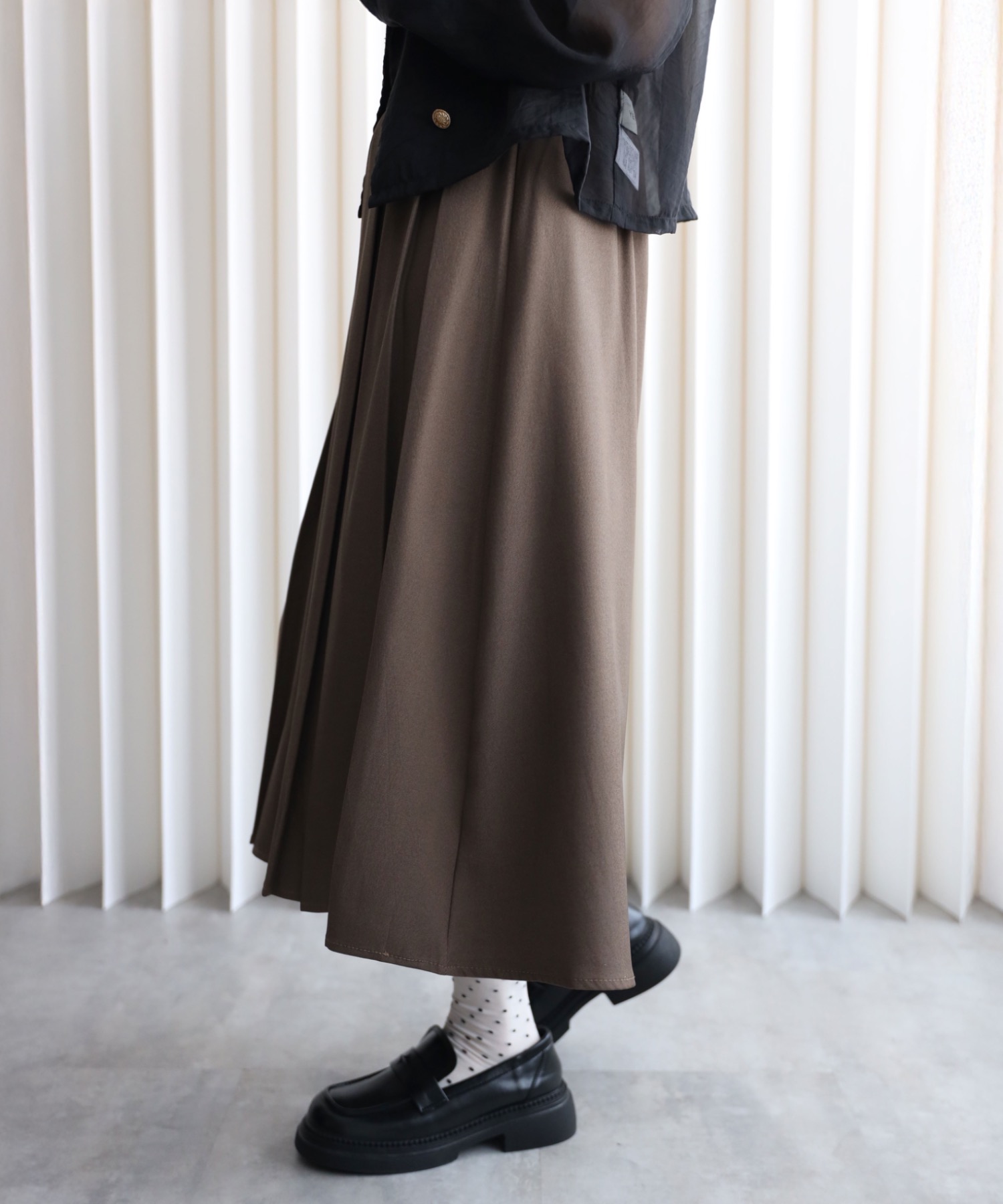 model：155cm. 着用サイズ：FREE