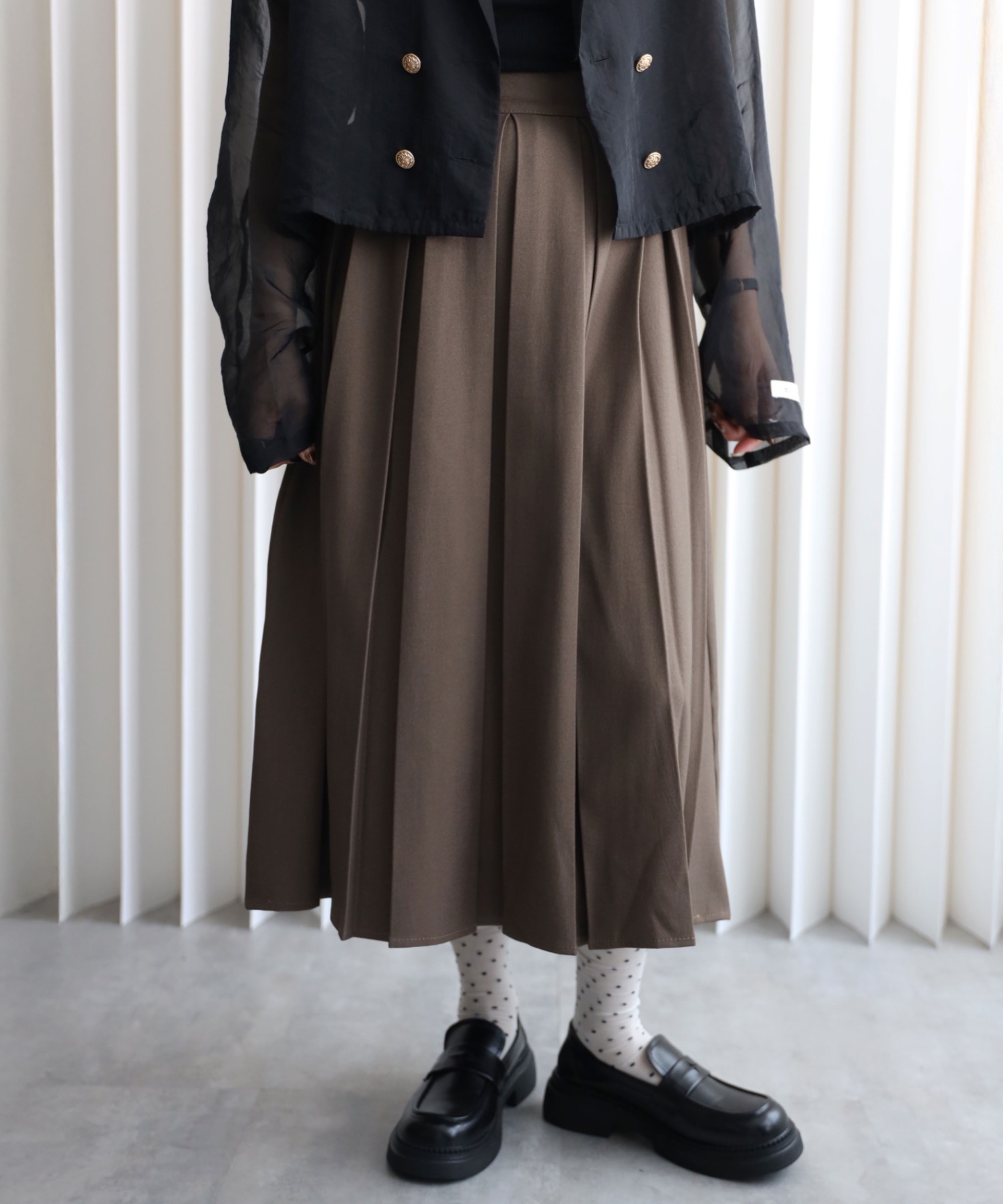 model：155cm. 着用サイズ：FREE