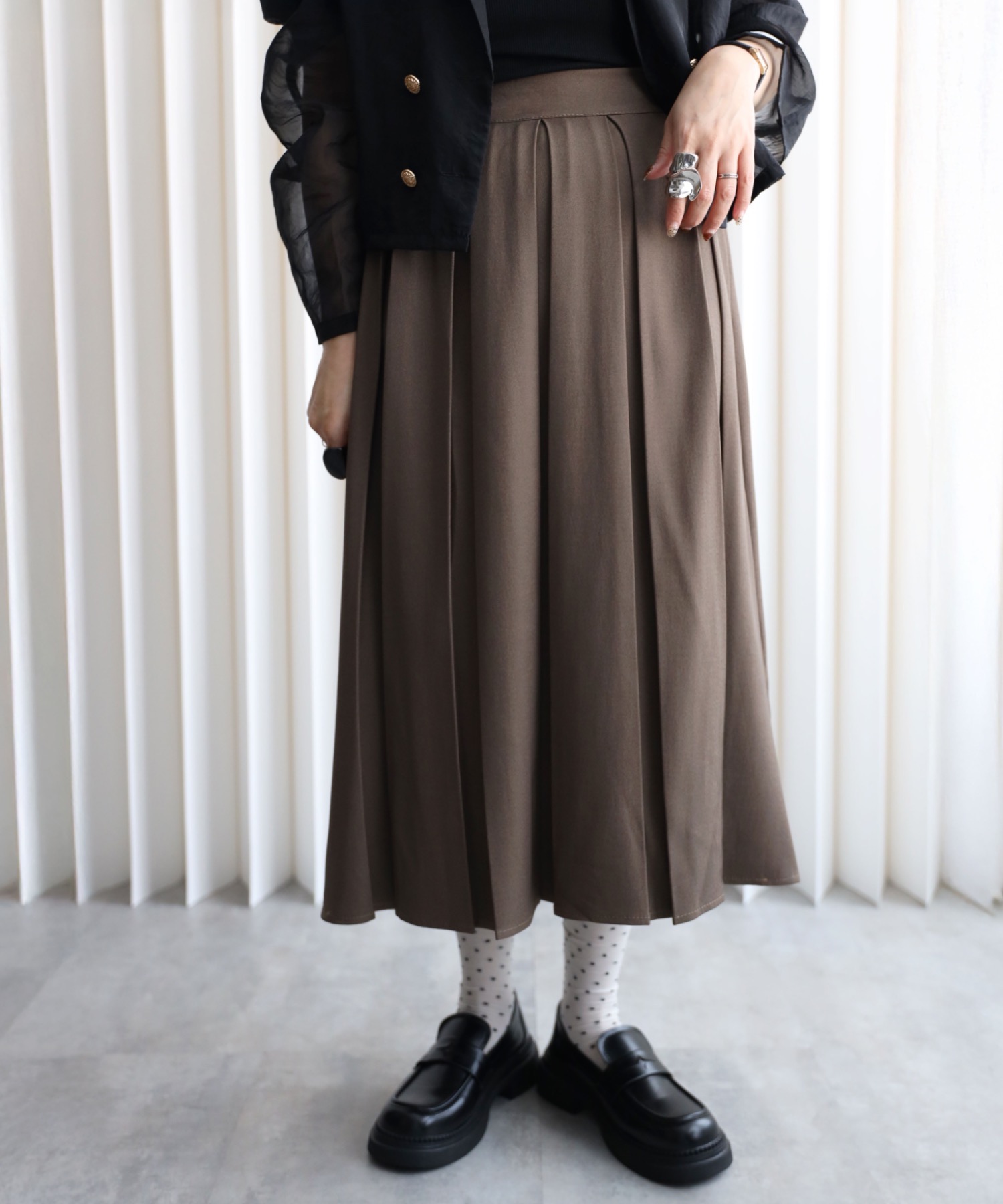 model：155cm. 着用サイズ：FREE
