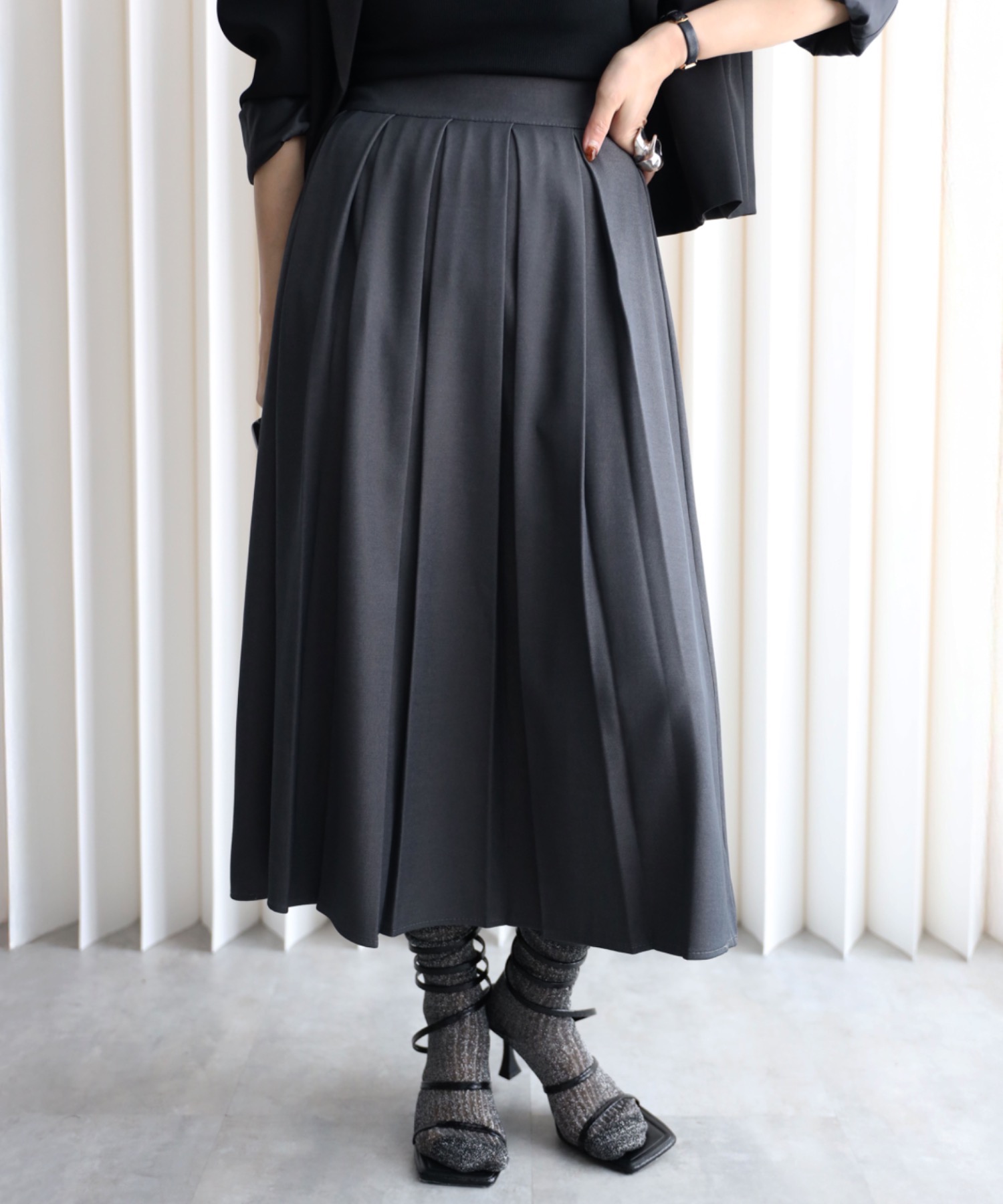 model：155cm. 着用サイズ：FREE