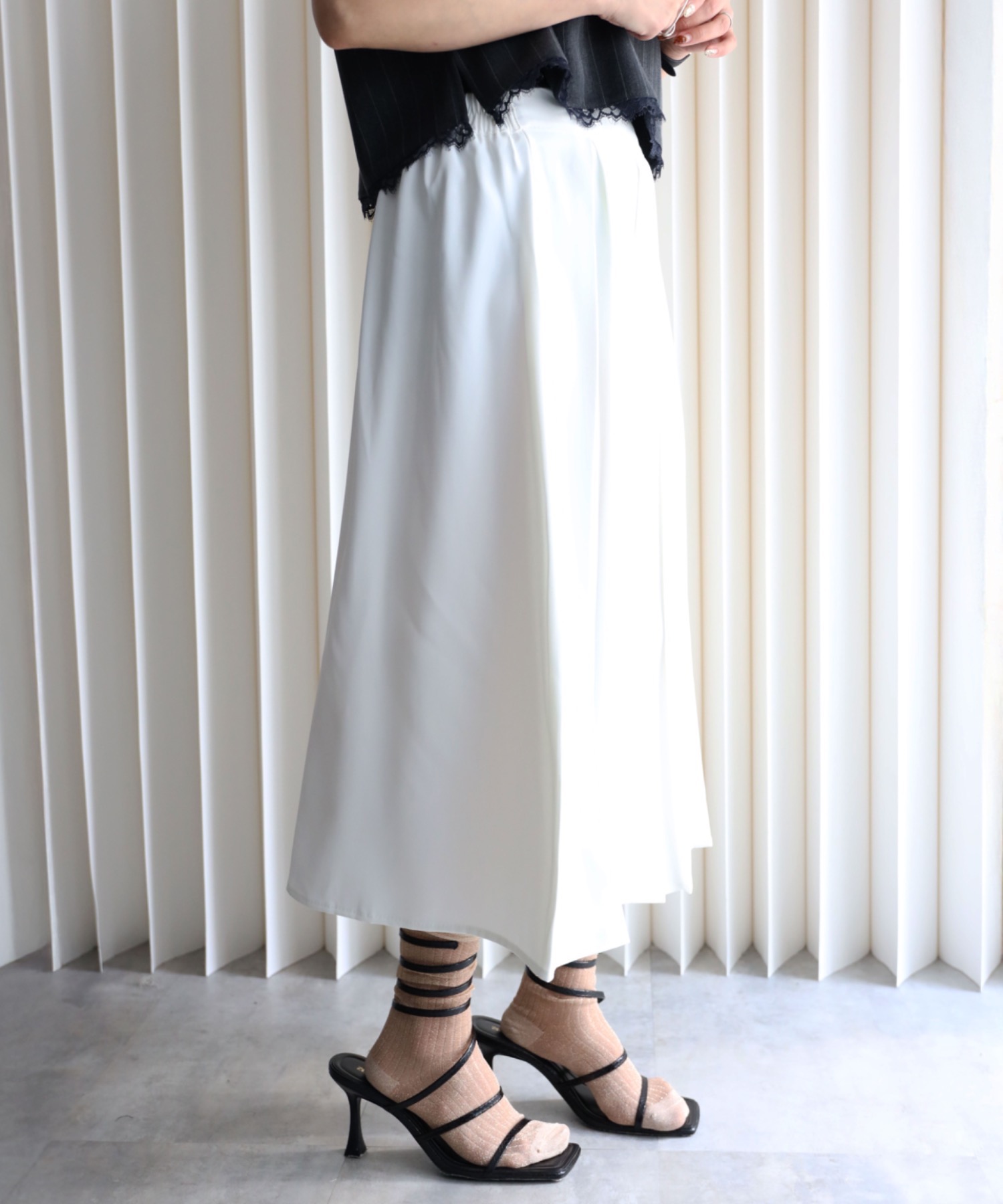 model：155cm. 着用サイズ：FREE
