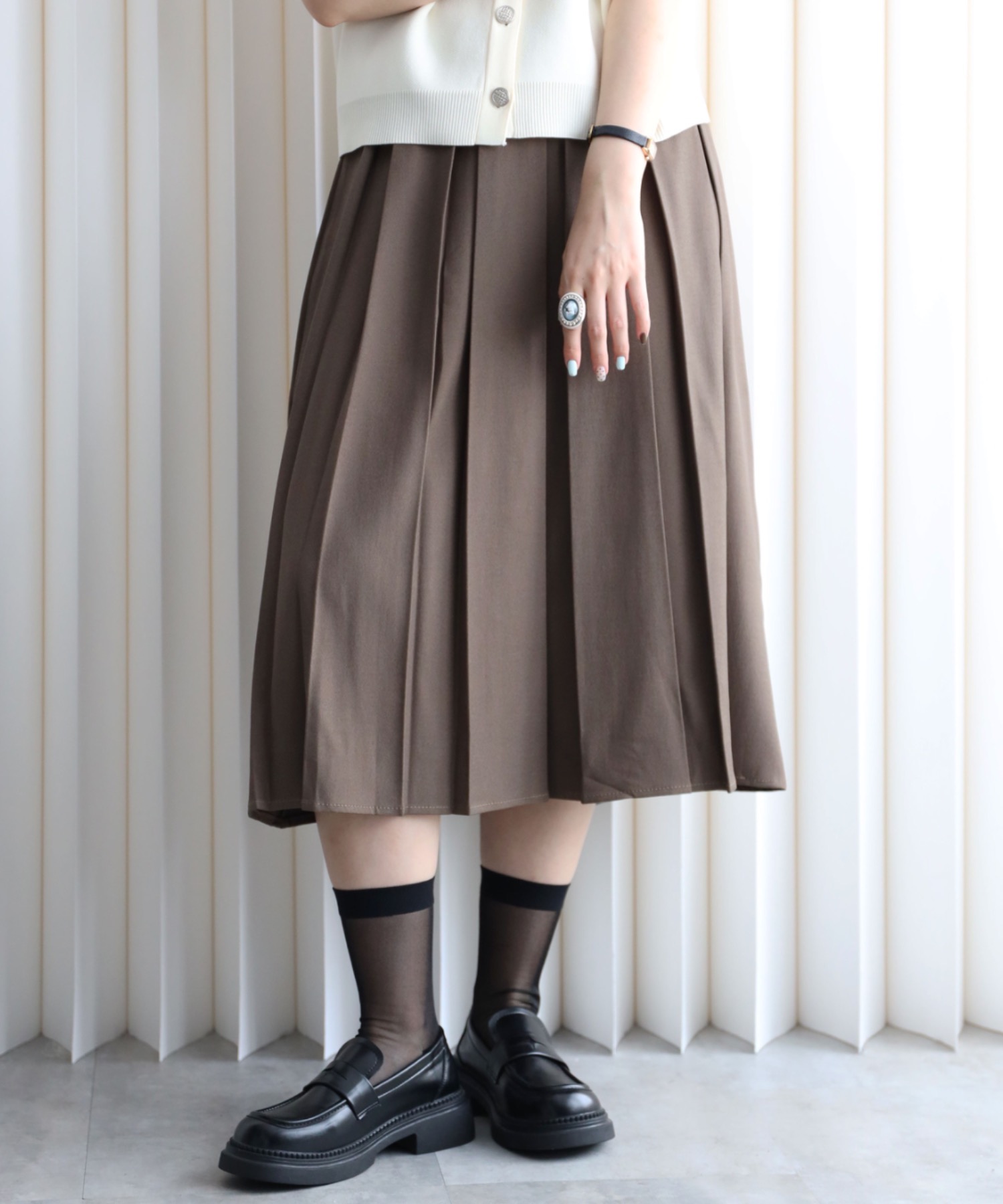 model：164cm. 着用サイズ：FREE