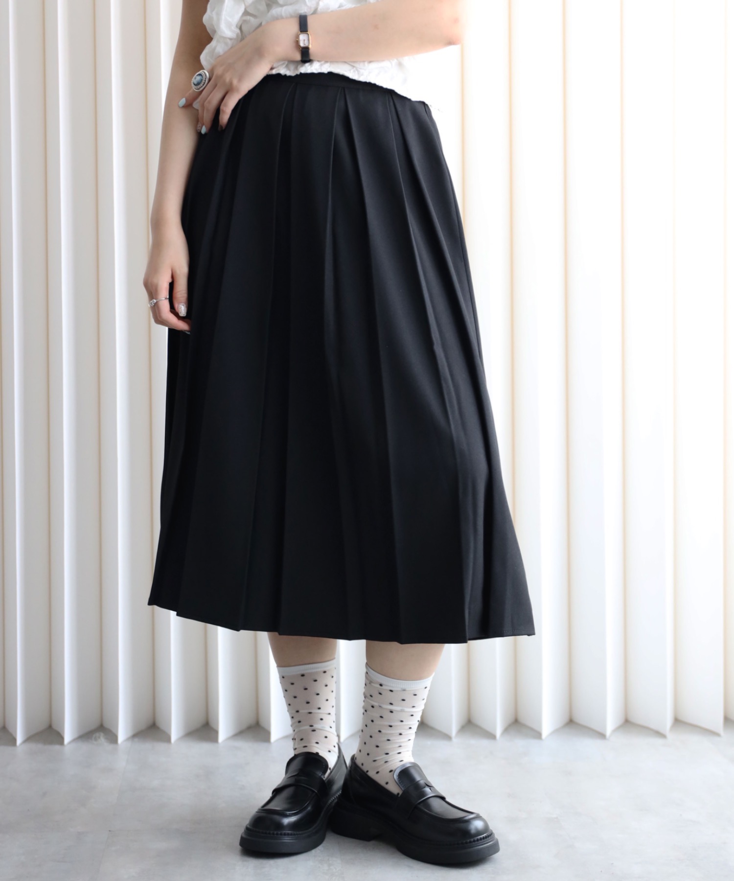 model：164cm. 着用サイズ：FREE