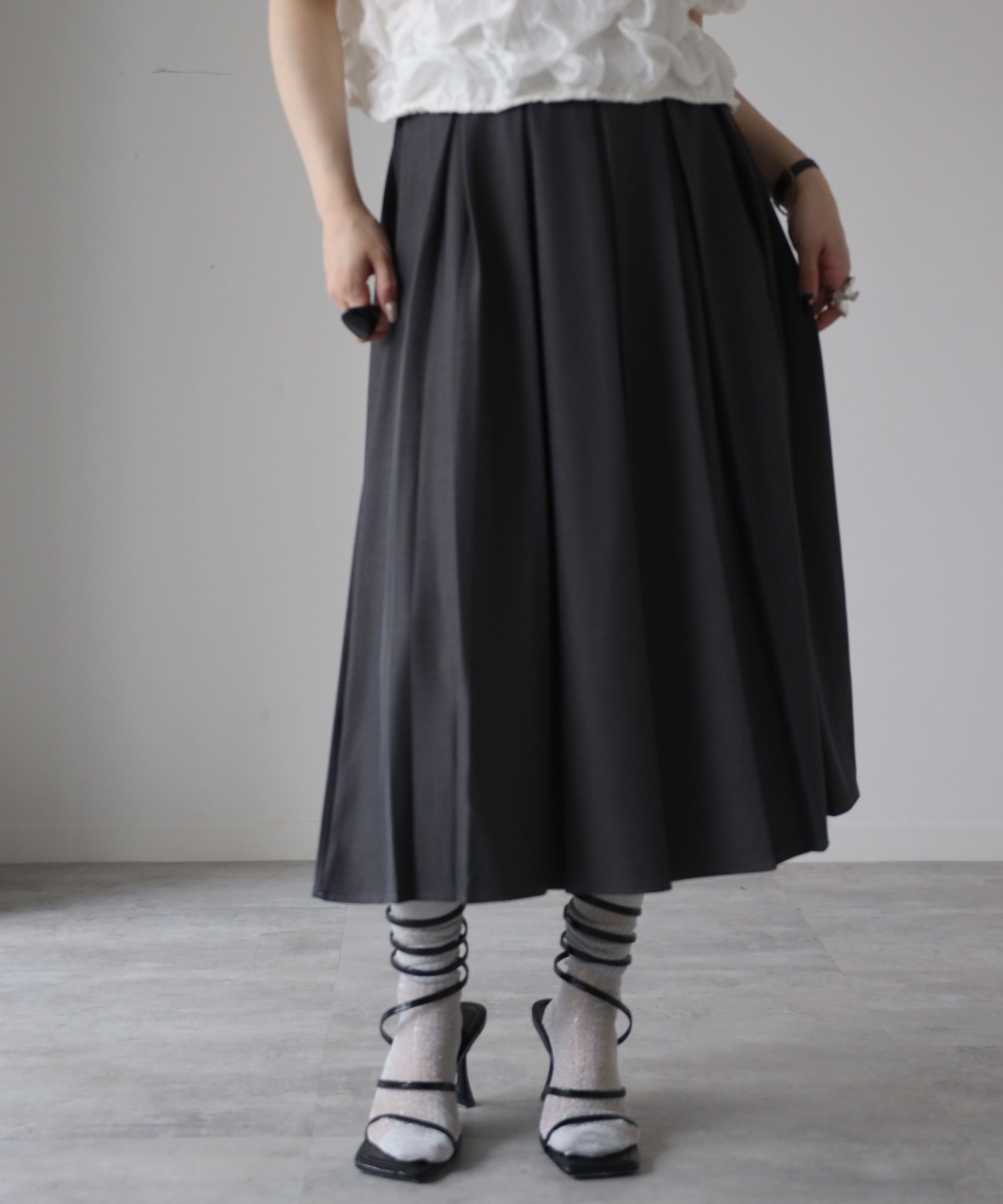 model：155cm. 着用サイズ：FREE