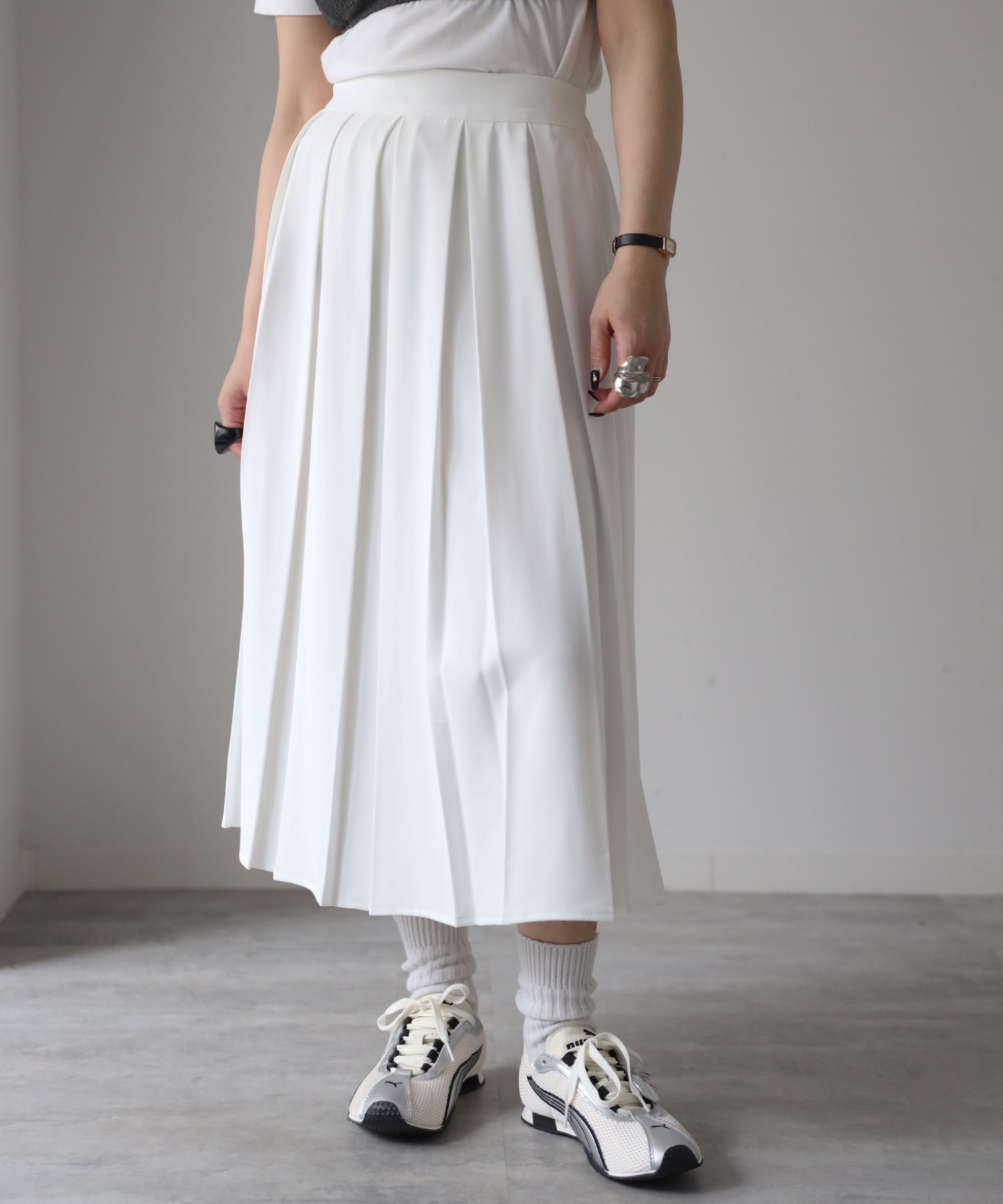 model：155cm. 着用サイズ：FREE