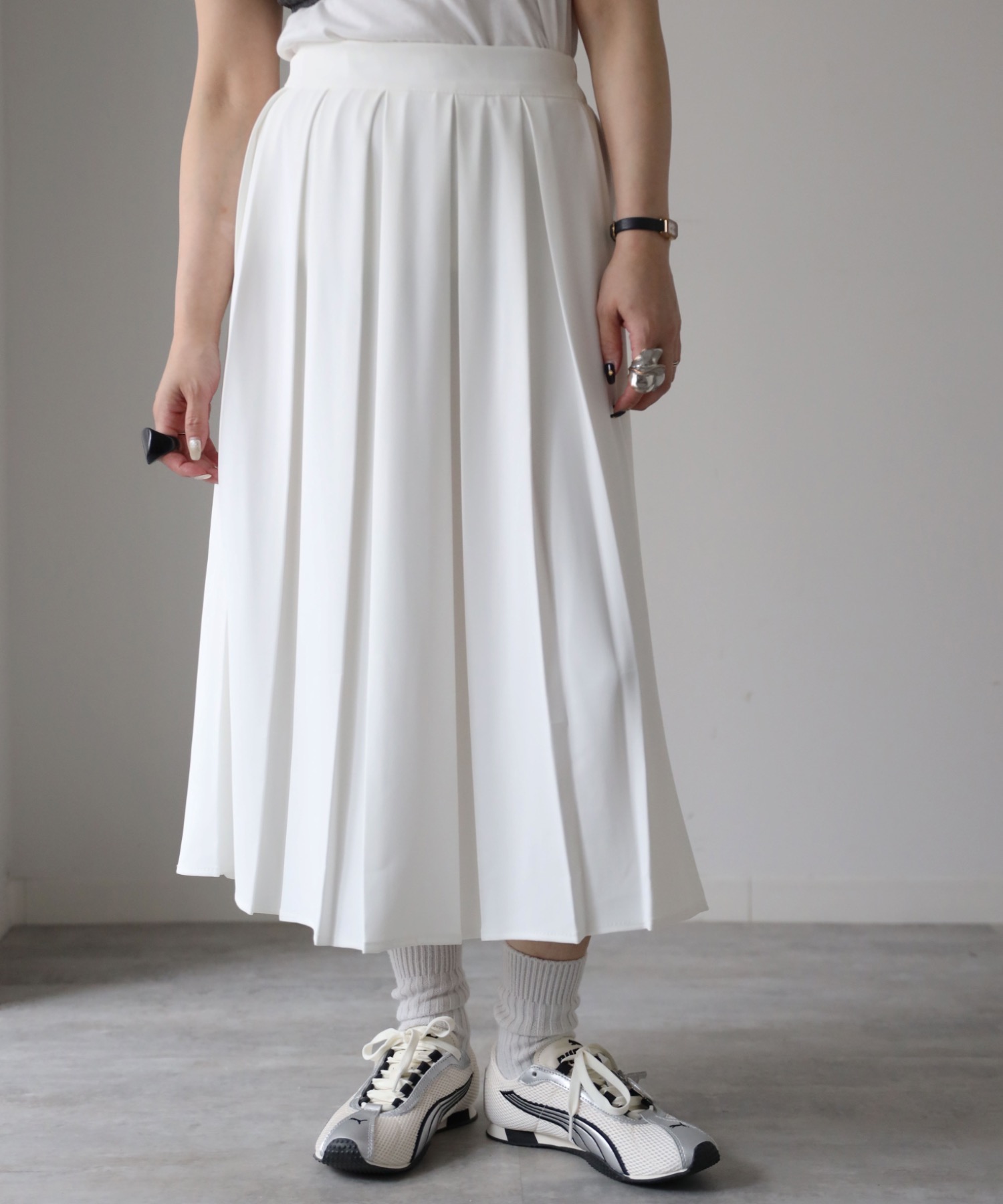 model：155cm. 着用サイズ：FREE