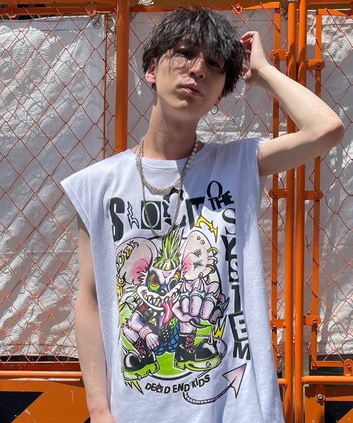 A'GEM/9 × .kom『DEAD END KIDS/デッド エンド キッズ』マウス カットソー