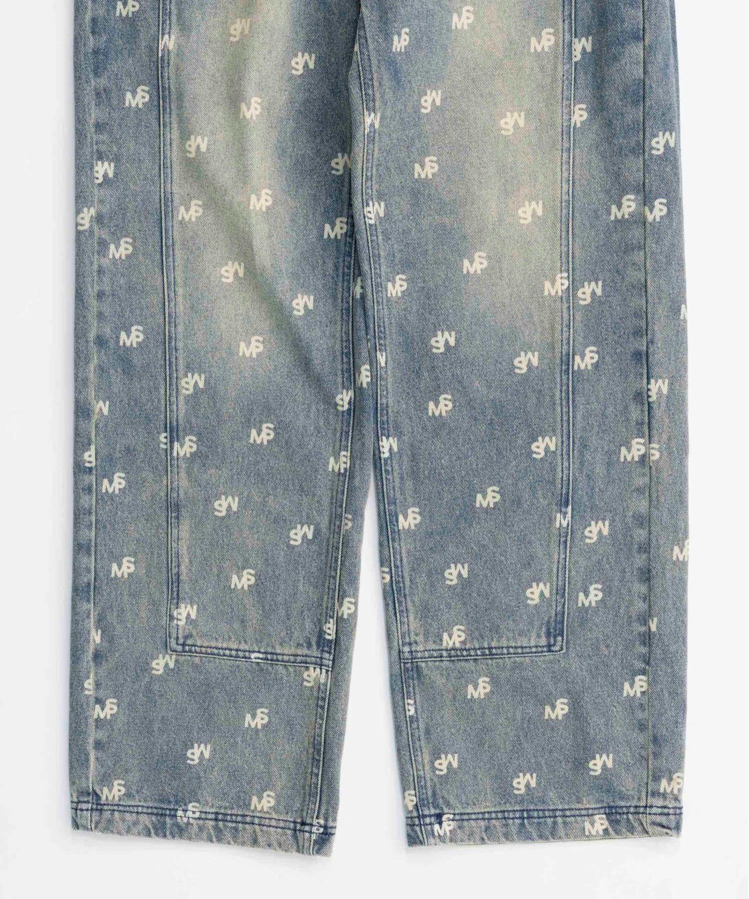 Monogram Print Denim Pants/モノグラムプリントデニム【MAISON